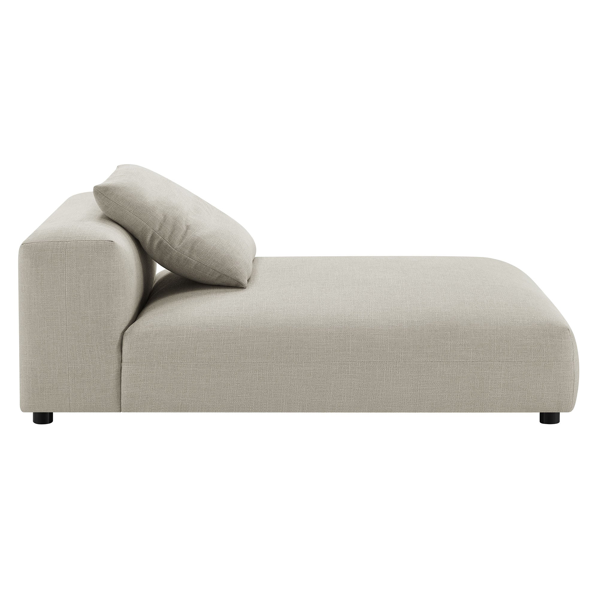 Solace Modular Upholstered Fabric Armless Chaise Lounge by Modway - Image 11