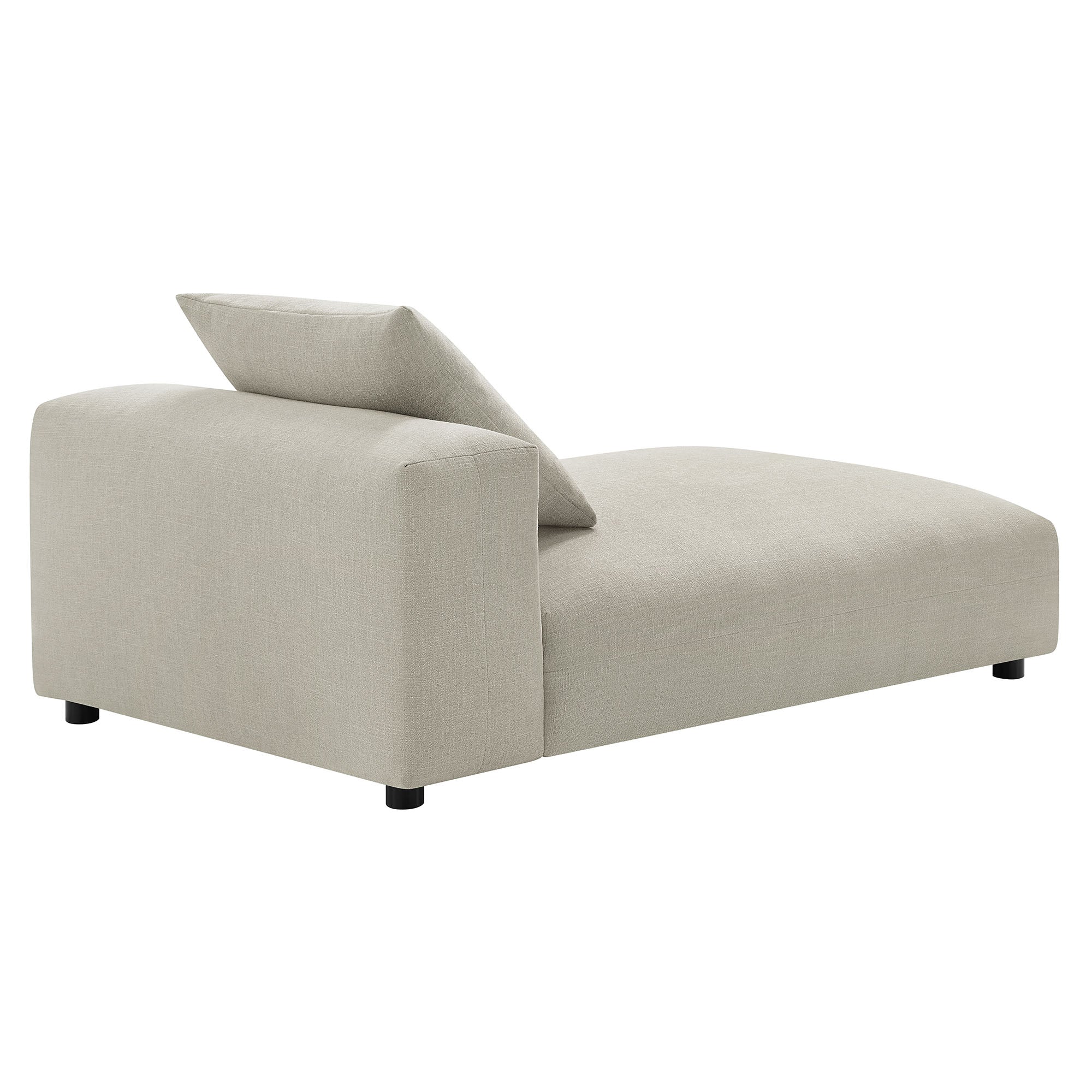 Solace Modular Upholstered Fabric Armless Chaise Lounge by Modway - Image 12