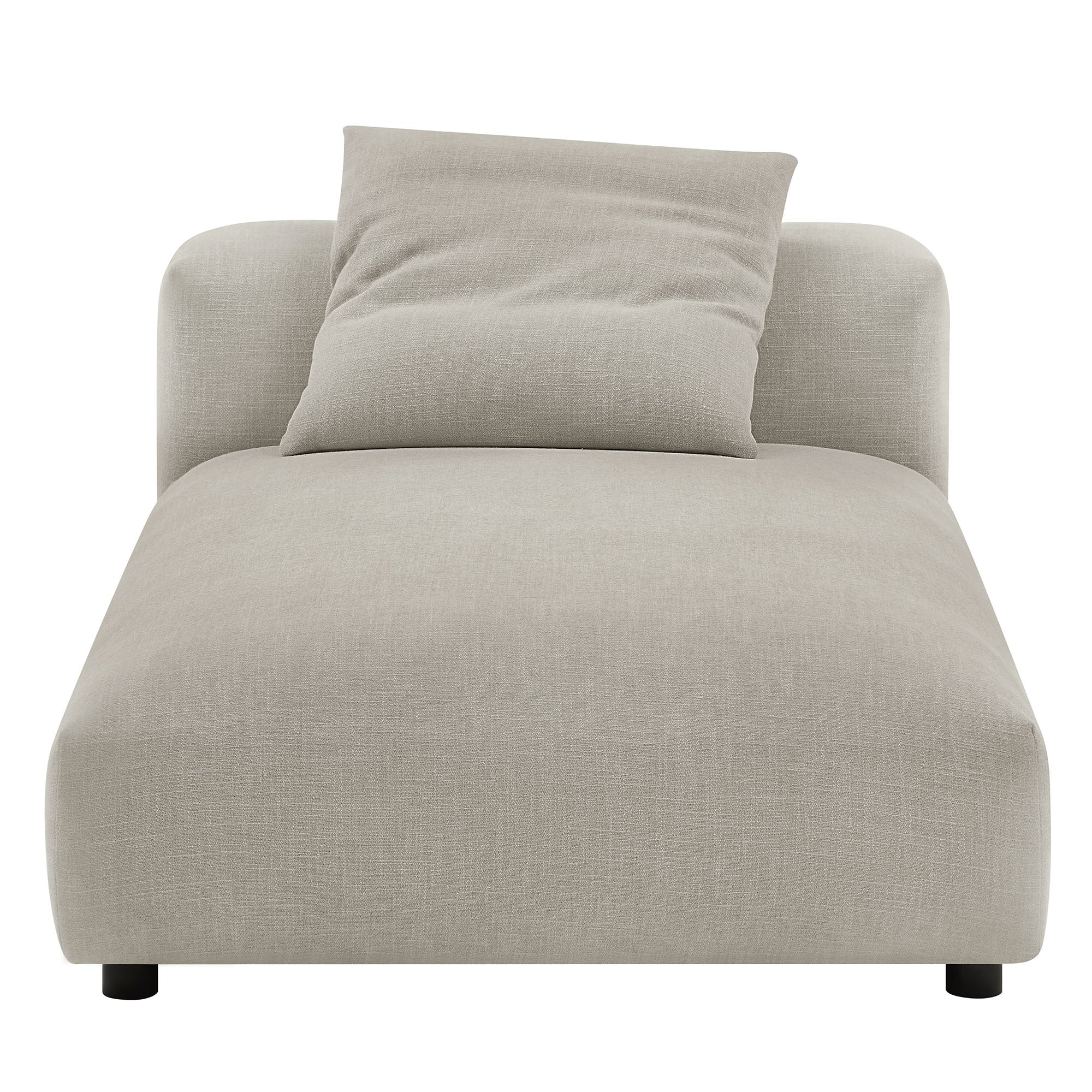 Solace Modular Upholstered Fabric Armless Chaise Lounge by Modway - Image 13