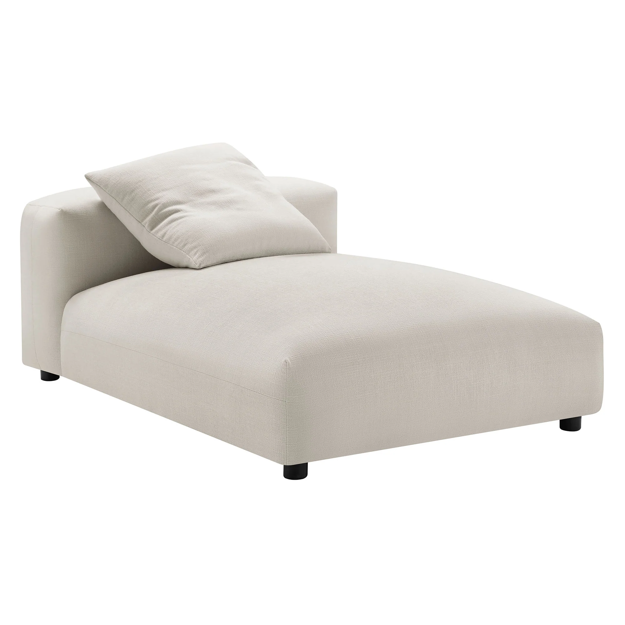 Solace Modular Upholstered Fabric Armless Chaise Lounge by Modway - Image 19
