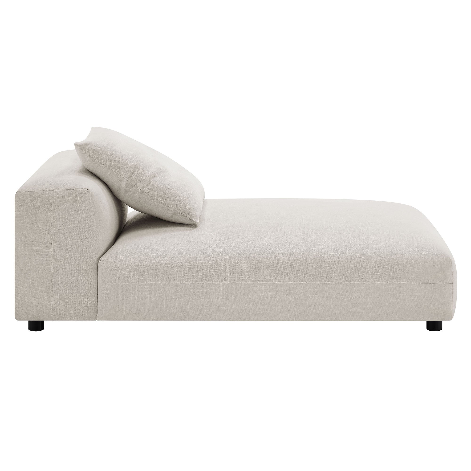 Solace Modular Upholstered Fabric Armless Chaise Lounge by Modway - Image 20