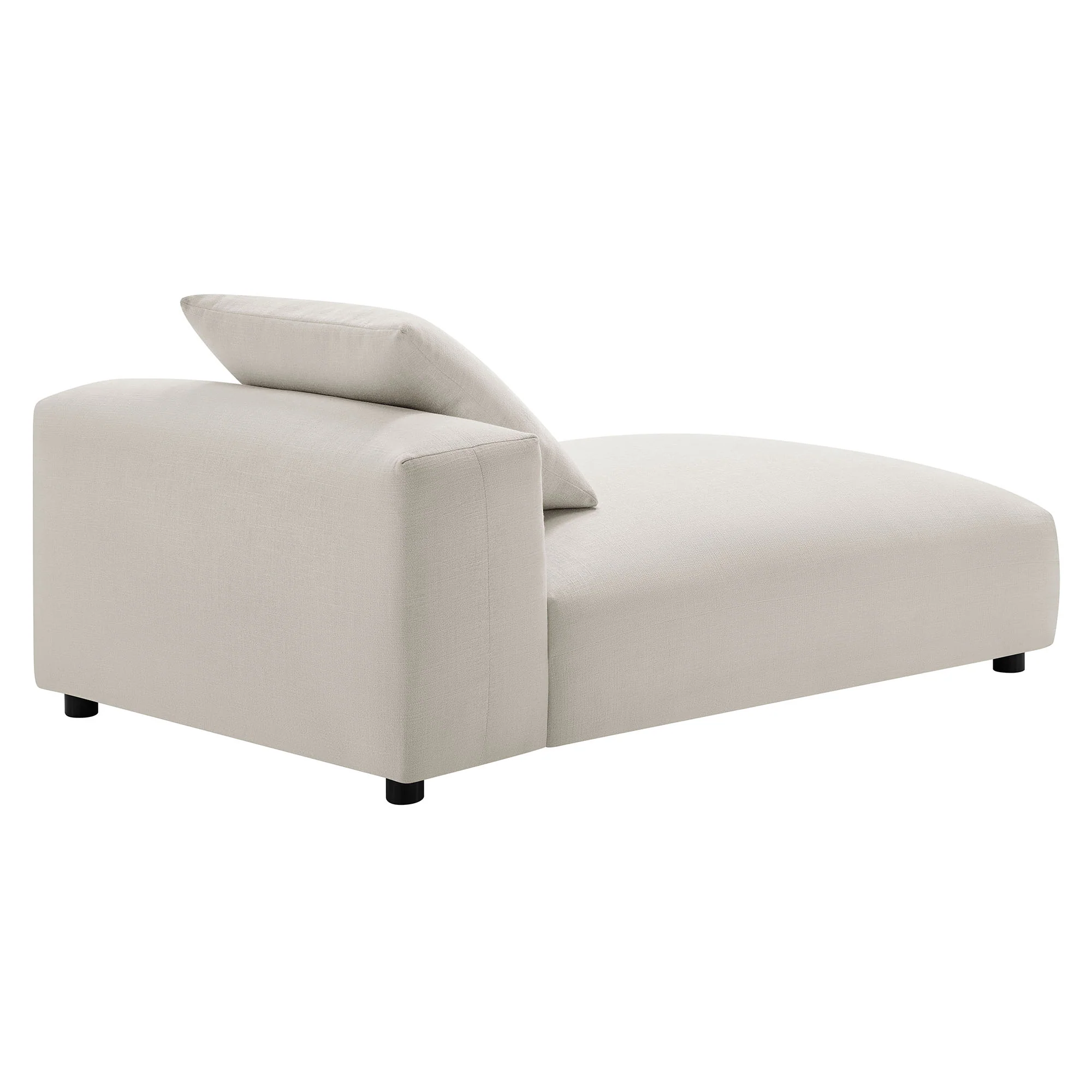 Solace Modular Upholstered Fabric Armless Chaise Lounge by Modway - Image 21