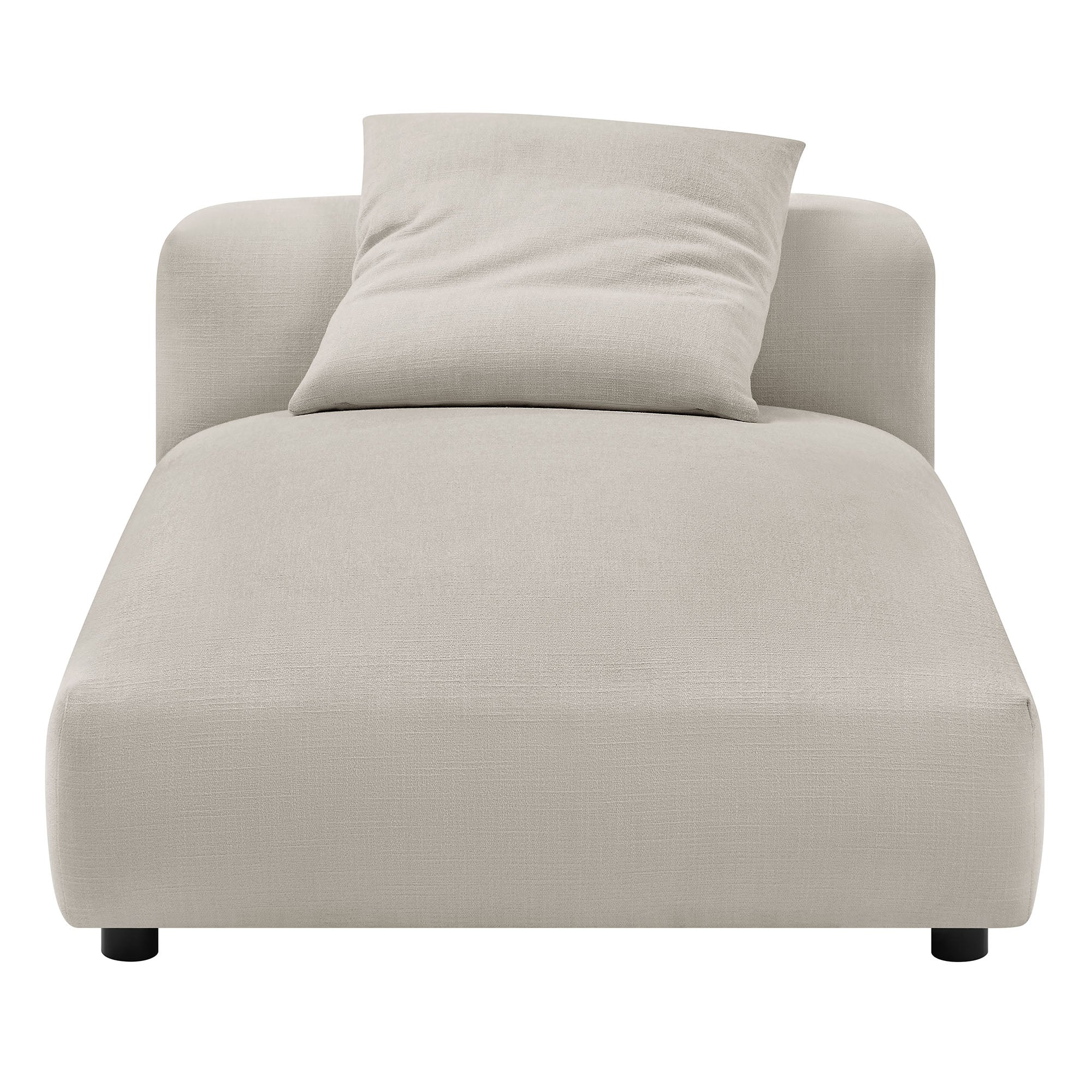 Solace Modular Upholstered Fabric Armless Chaise Lounge by Modway - Image 22