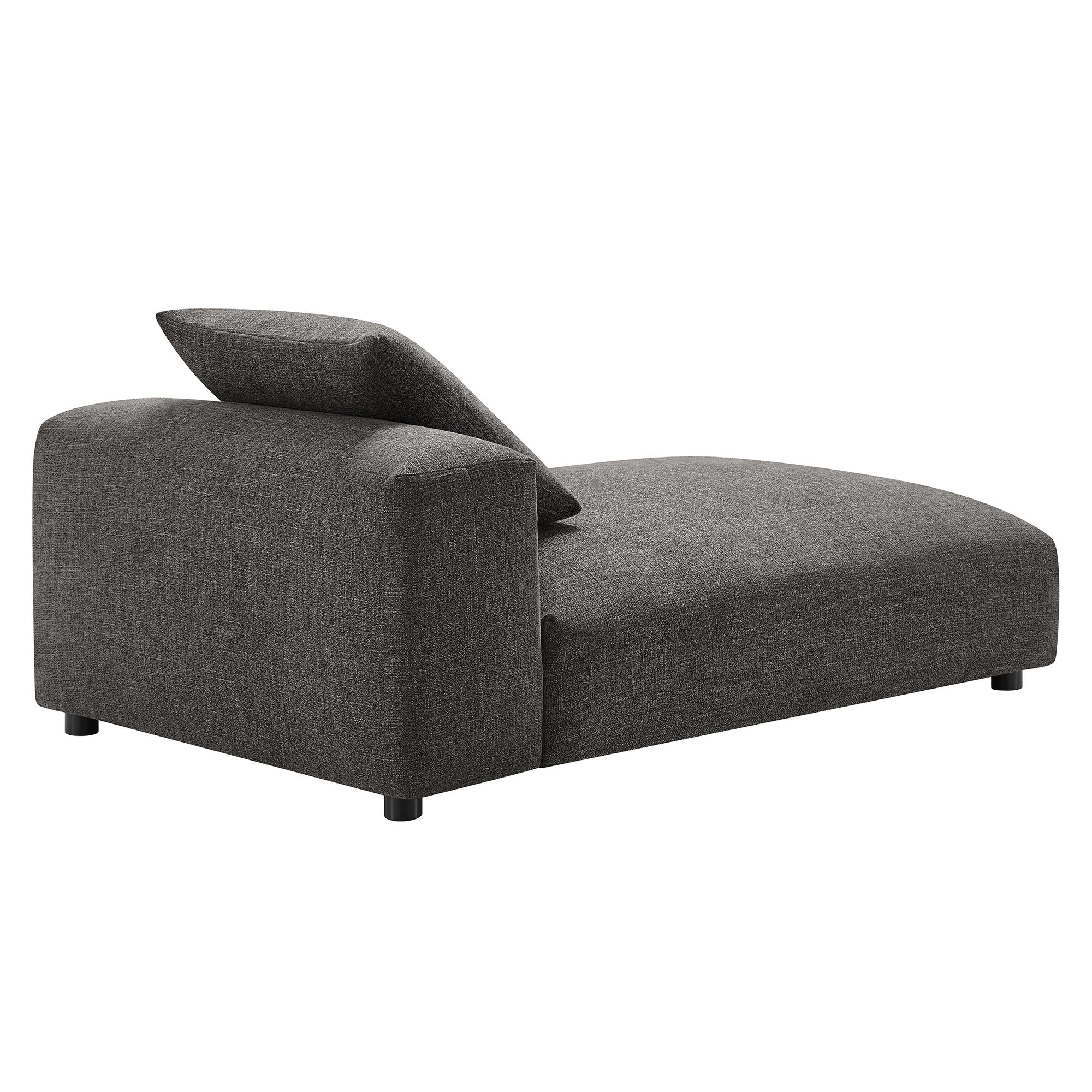 Solace Modular Upholstered Fabric Armless Chaise Lounge by Modway - Image 4