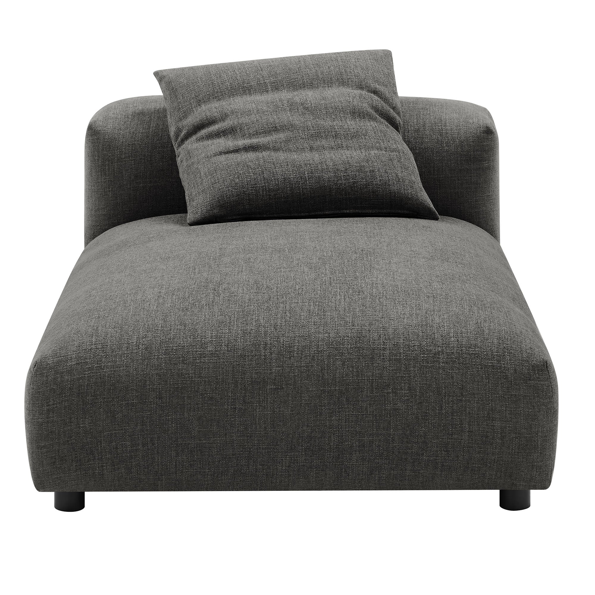 Solace Modular Upholstered Fabric Armless Chaise Lounge by Modway - Image 5