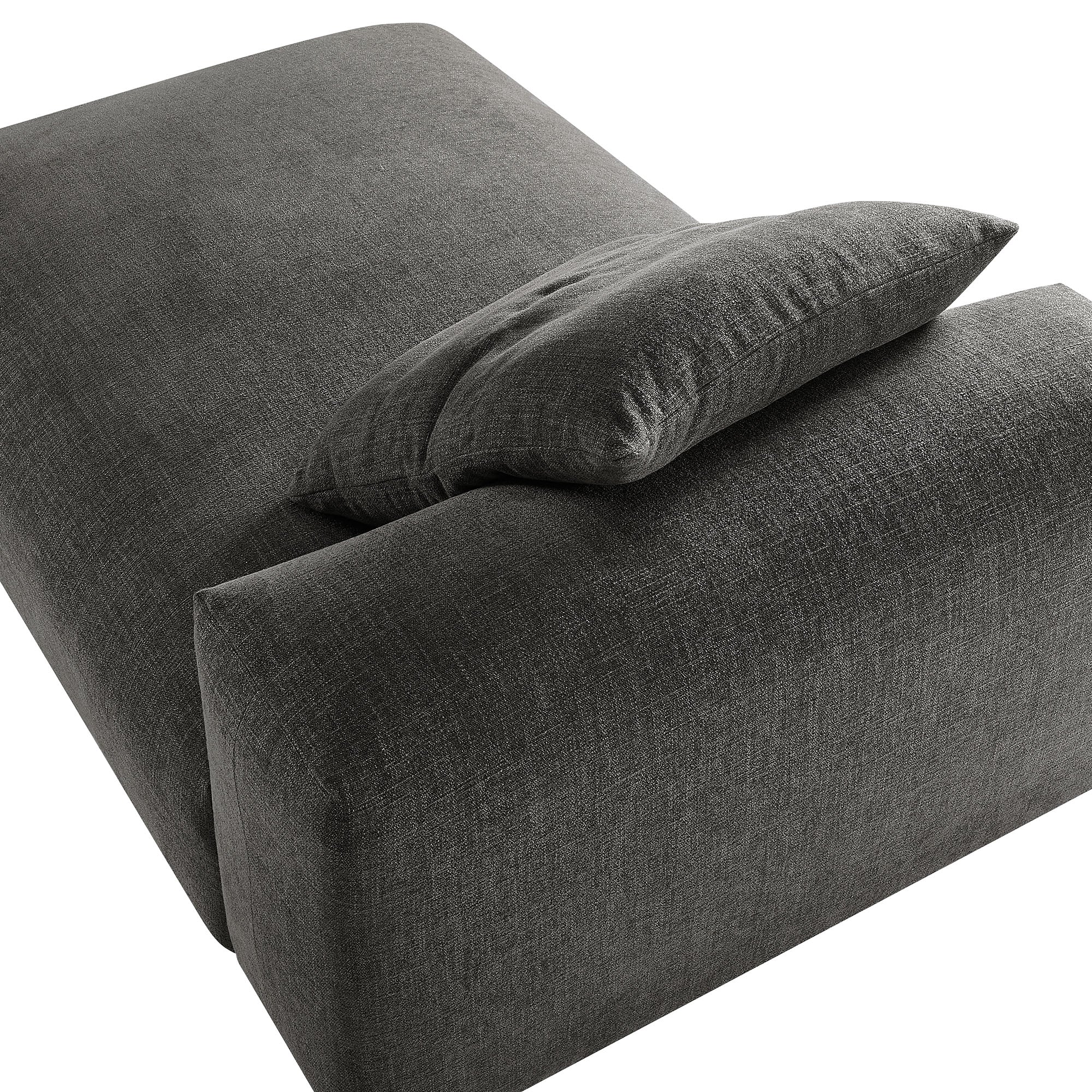Solace Modular Upholstered Fabric Armless Chaise Lounge by Modway - Image 6