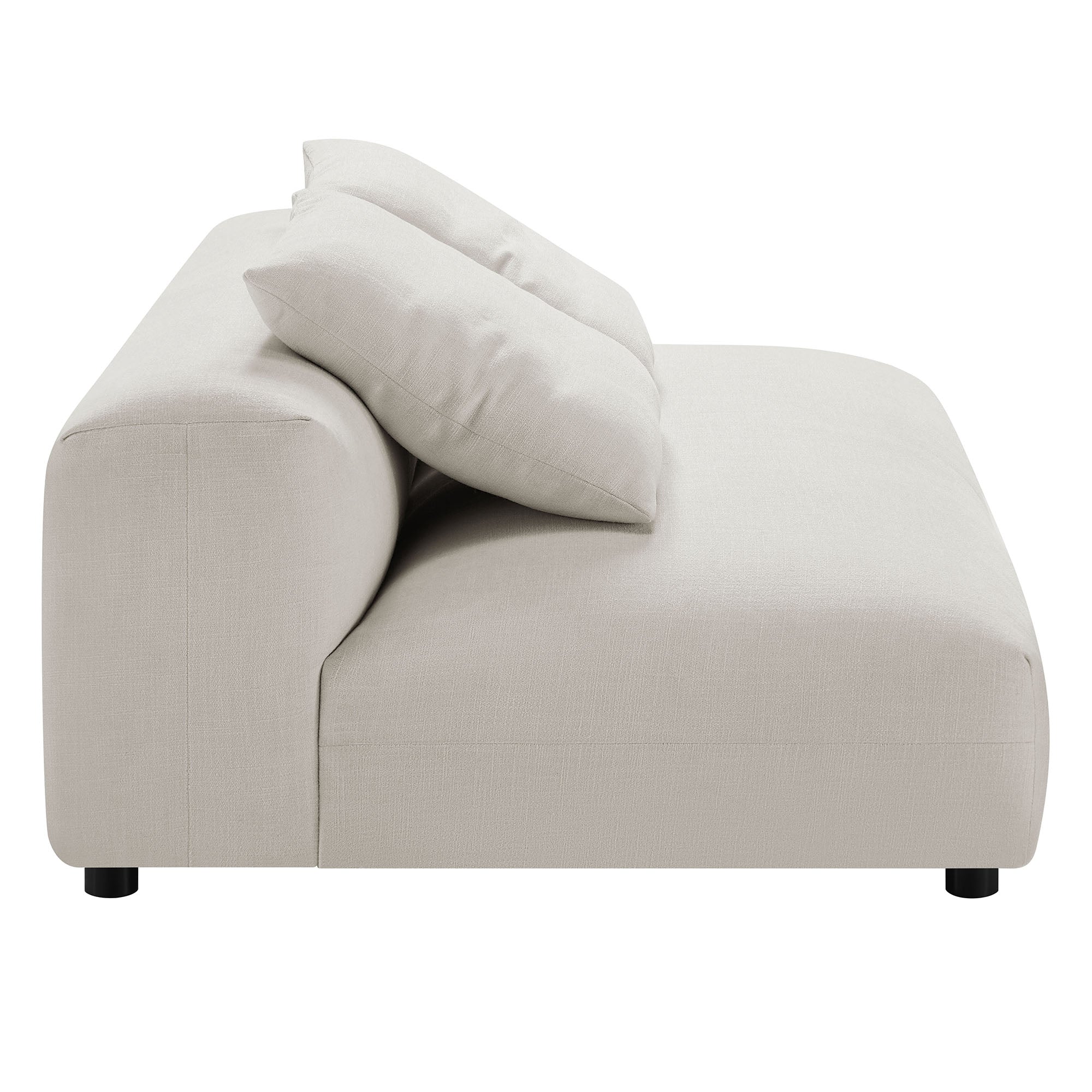 Solace Modular Upholstered Fabric Armless Loveseat by Modway - Image 20