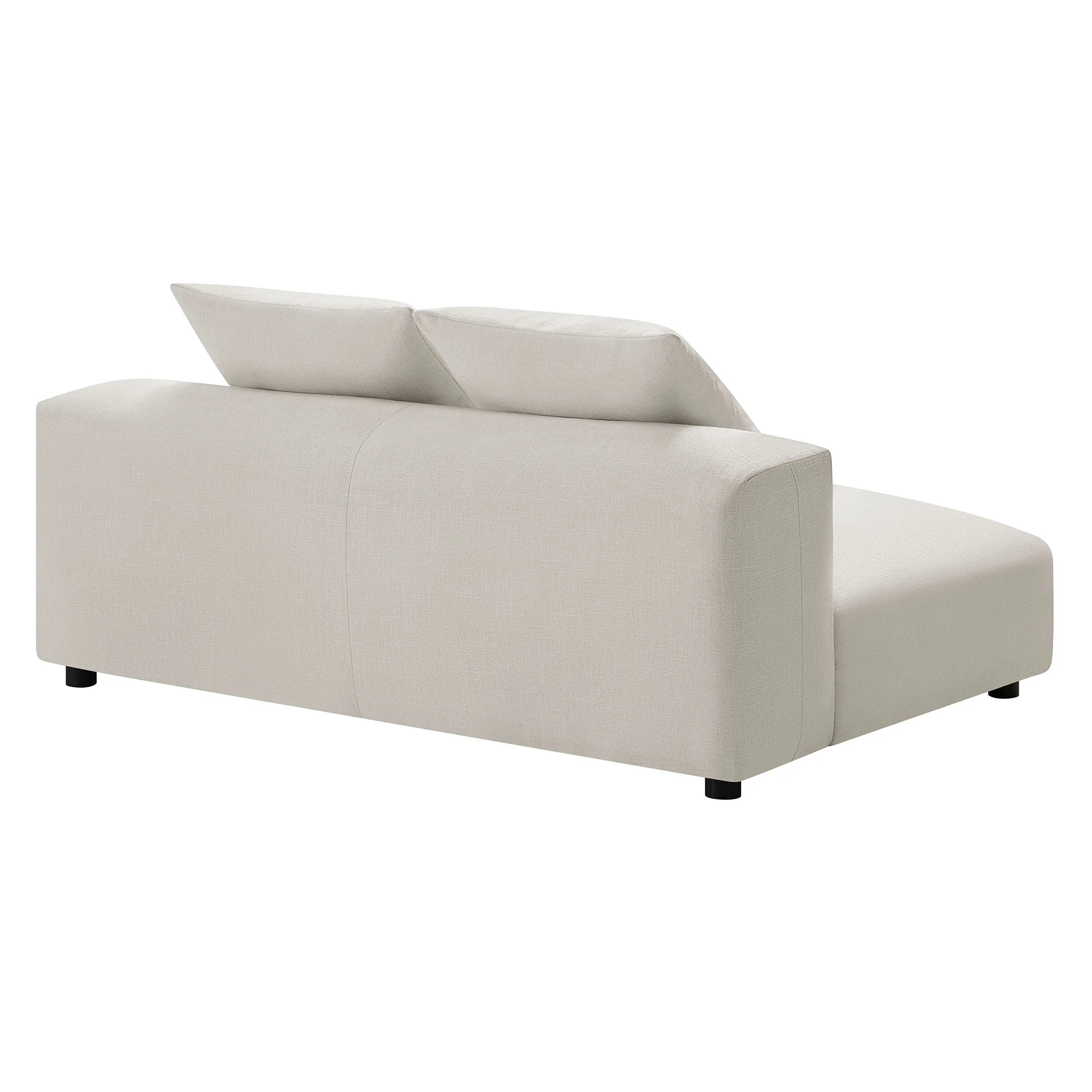 Solace Modular Upholstered Fabric Armless Loveseat by Modway - Image 21
