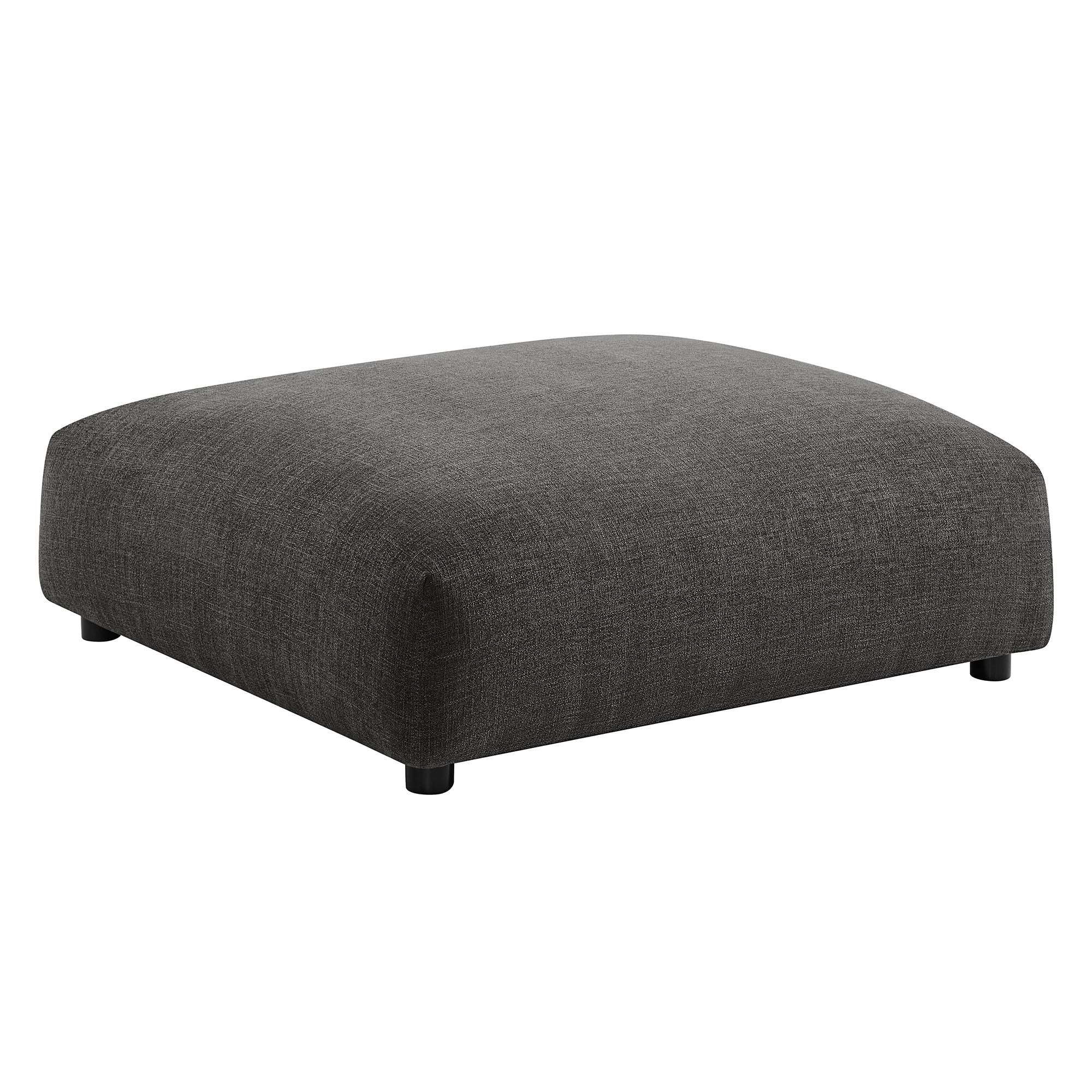 Solace Modular Upholstered Fabric Ottoman by Modway - Image 2