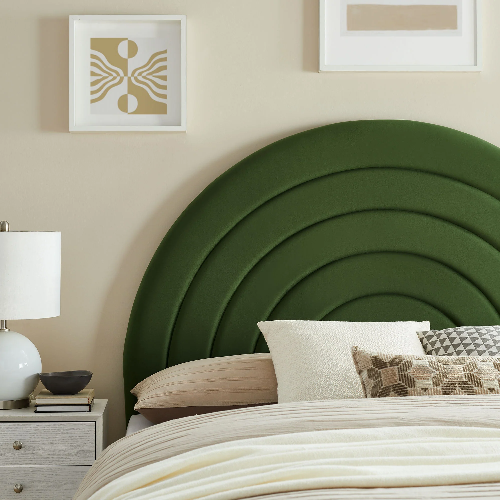 Solana Arched Performance Velvet Full Headboard by Modway - Image 18