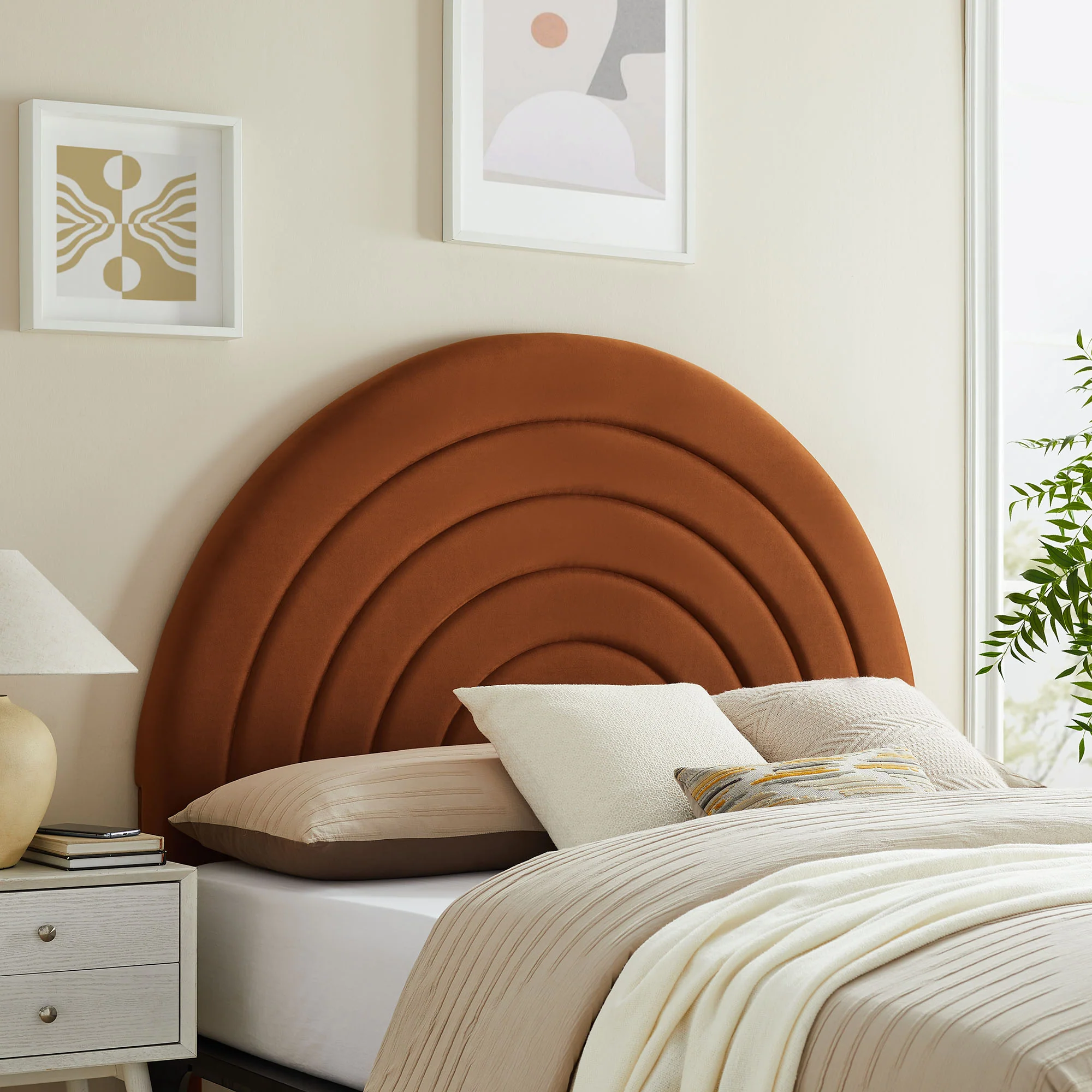 Solana Arched Performance Velvet Full Headboard by Modway - Image 33