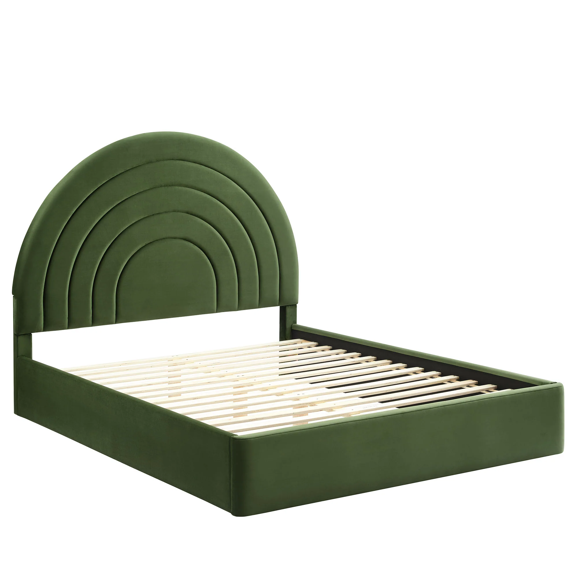 Solana Arched Performance Velvet Full Platform Bed by Modway - Image 20
