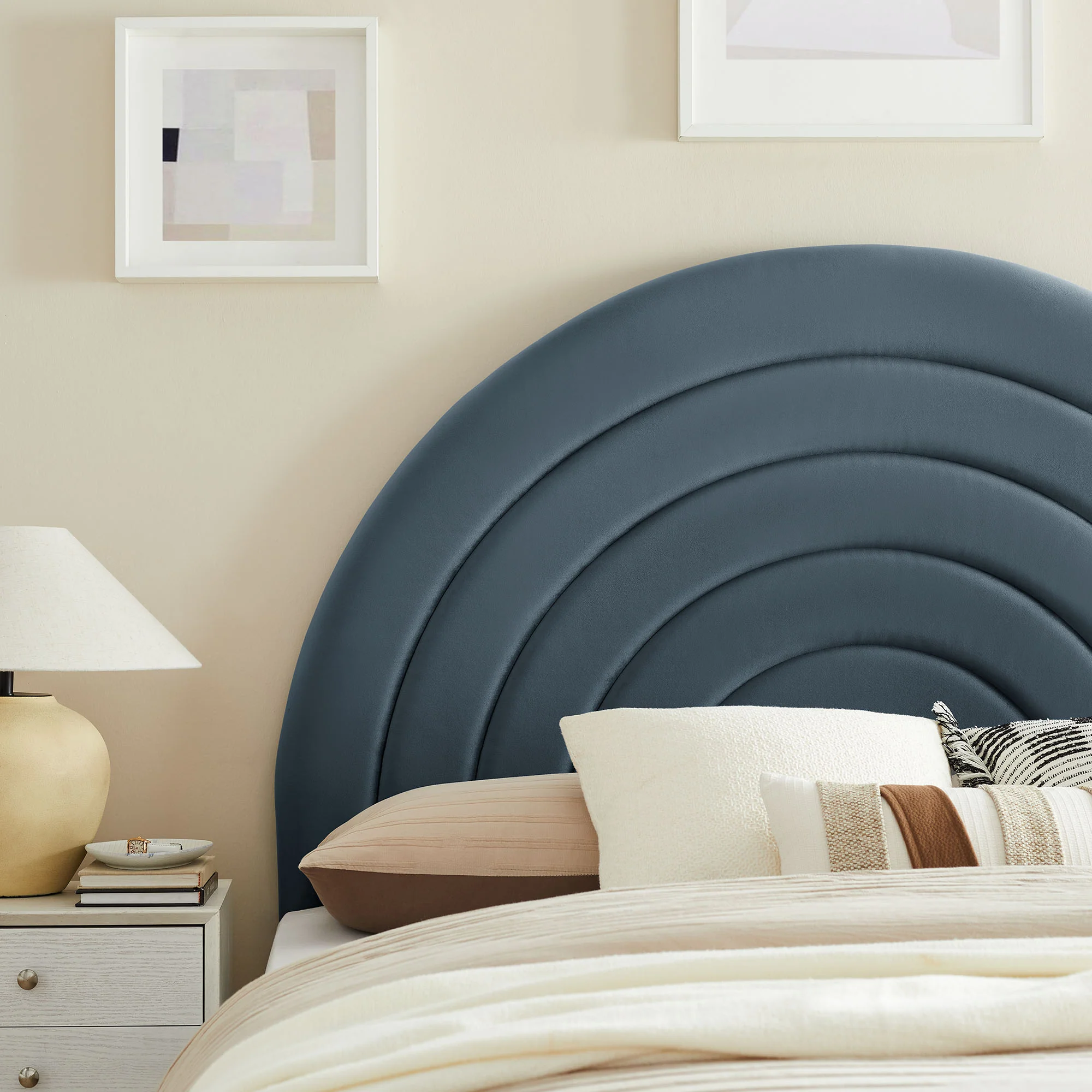 Solana Arched Performance Velvet King Headboard by Modway - Image 11