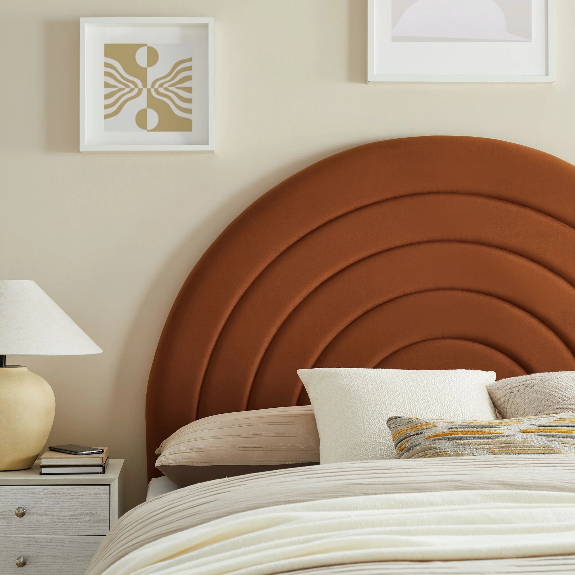 Solana Arched Performance Velvet King Headboard by Modway - Image 32
