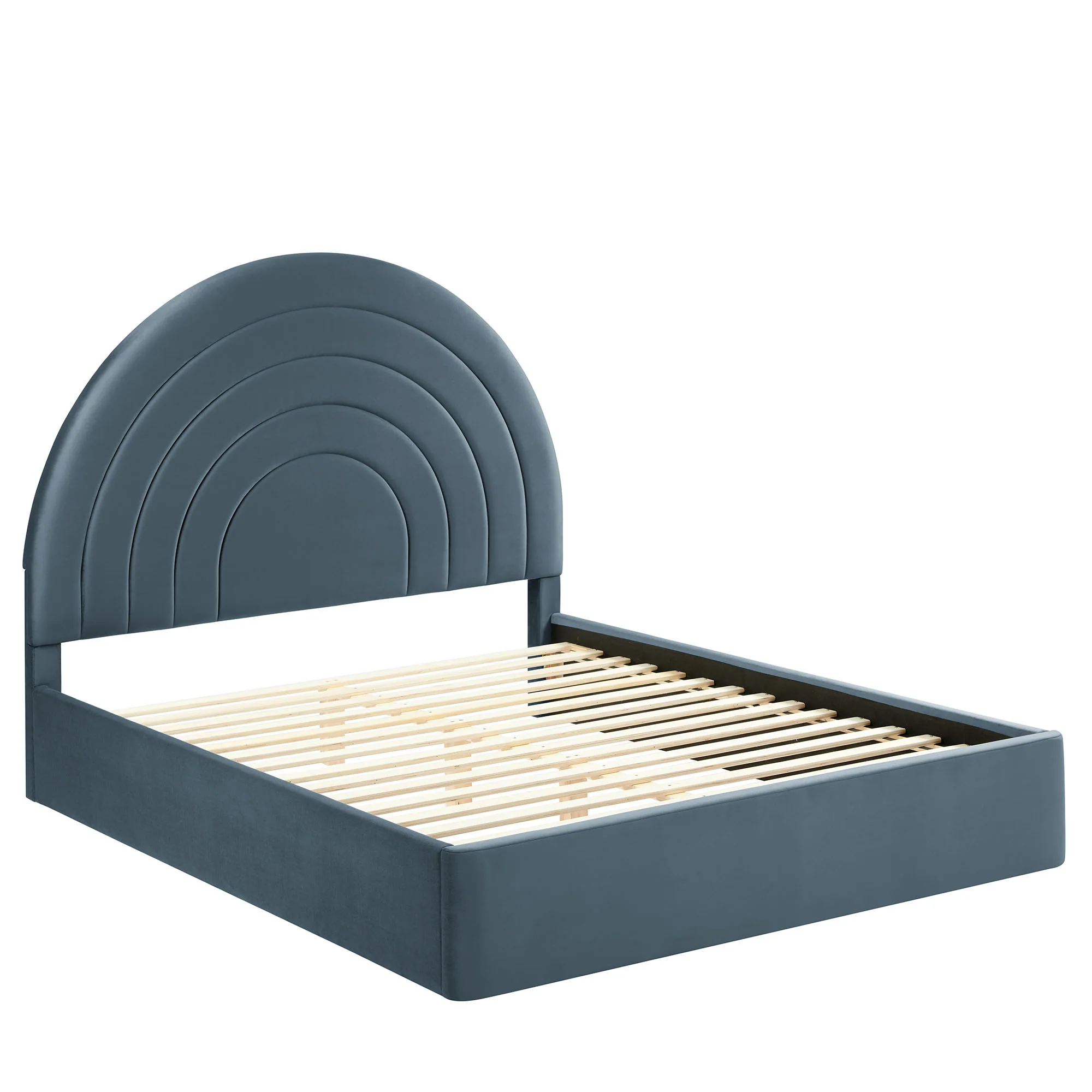 Solana Arched Performance Velvet King Platform Bed by Modway - Image 11
