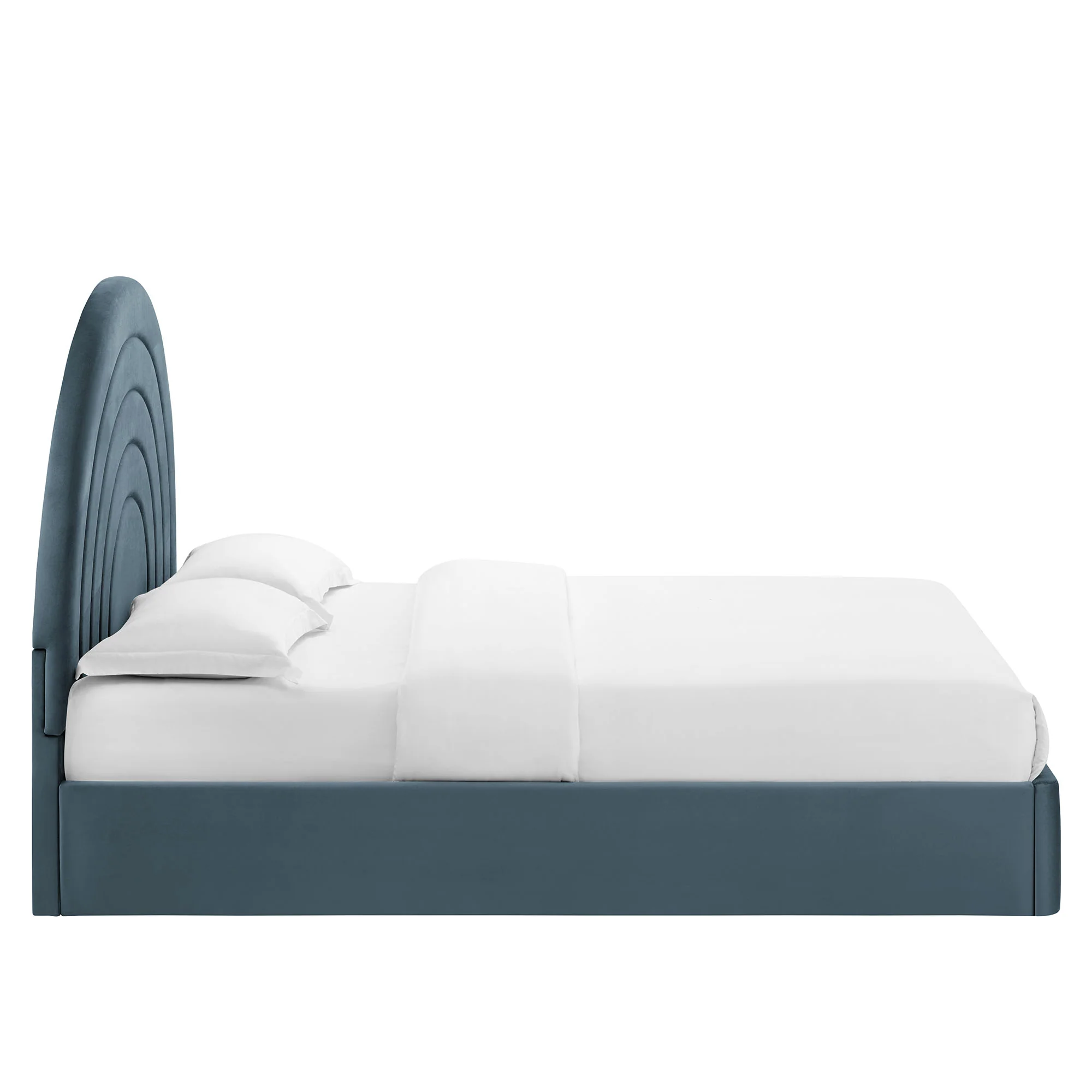 Solana Arched Performance Velvet King Platform Bed by Modway - Image 12