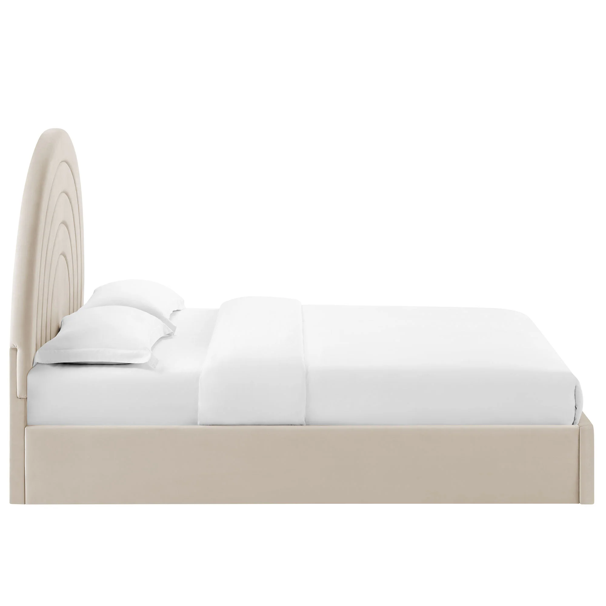 Solana Arched Performance Velvet King Platform Bed by Modway - Image 4