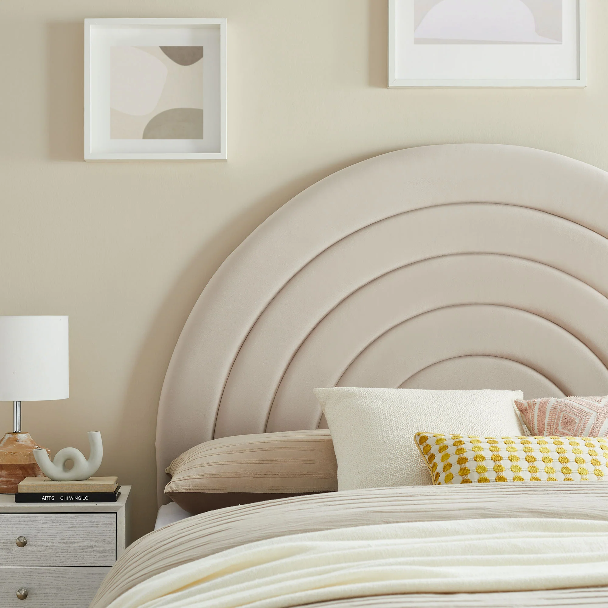Solana Arched Performance Velvet Queen Headboard by Modway - Image 5