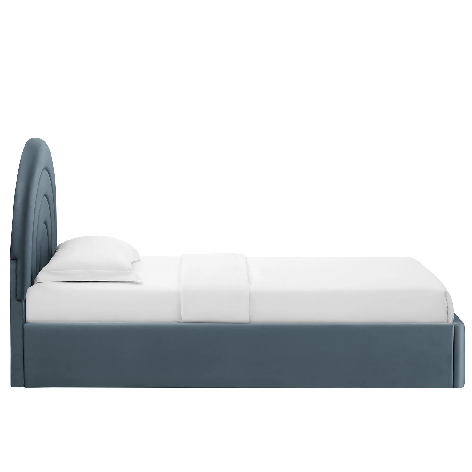 Solana Arched Performance Velvet Twin Platform Bed by Modway - Image 12