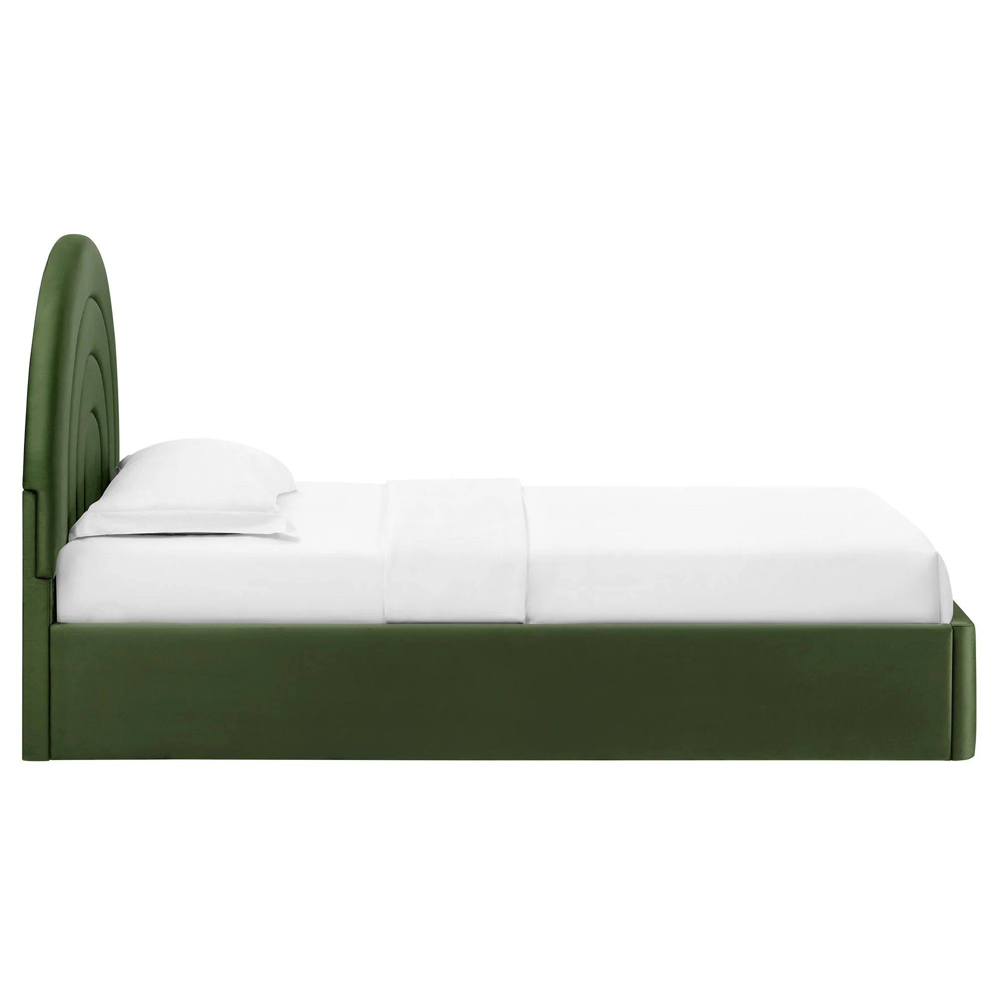 Solana Arched Performance Velvet Twin Platform Bed by Modway - Image 21