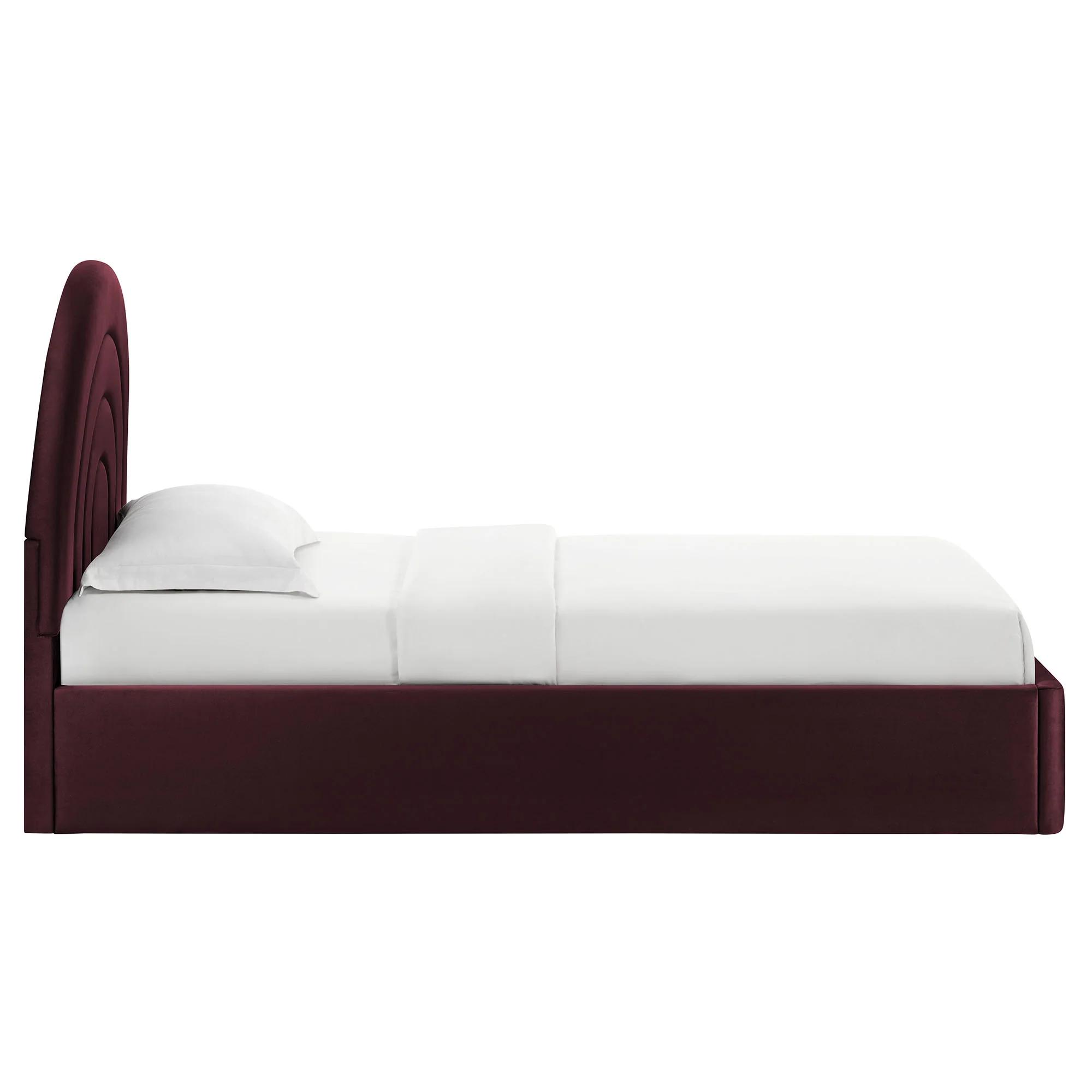 Solana Arched Performance Velvet Twin Platform Bed by Modway - Image 30
