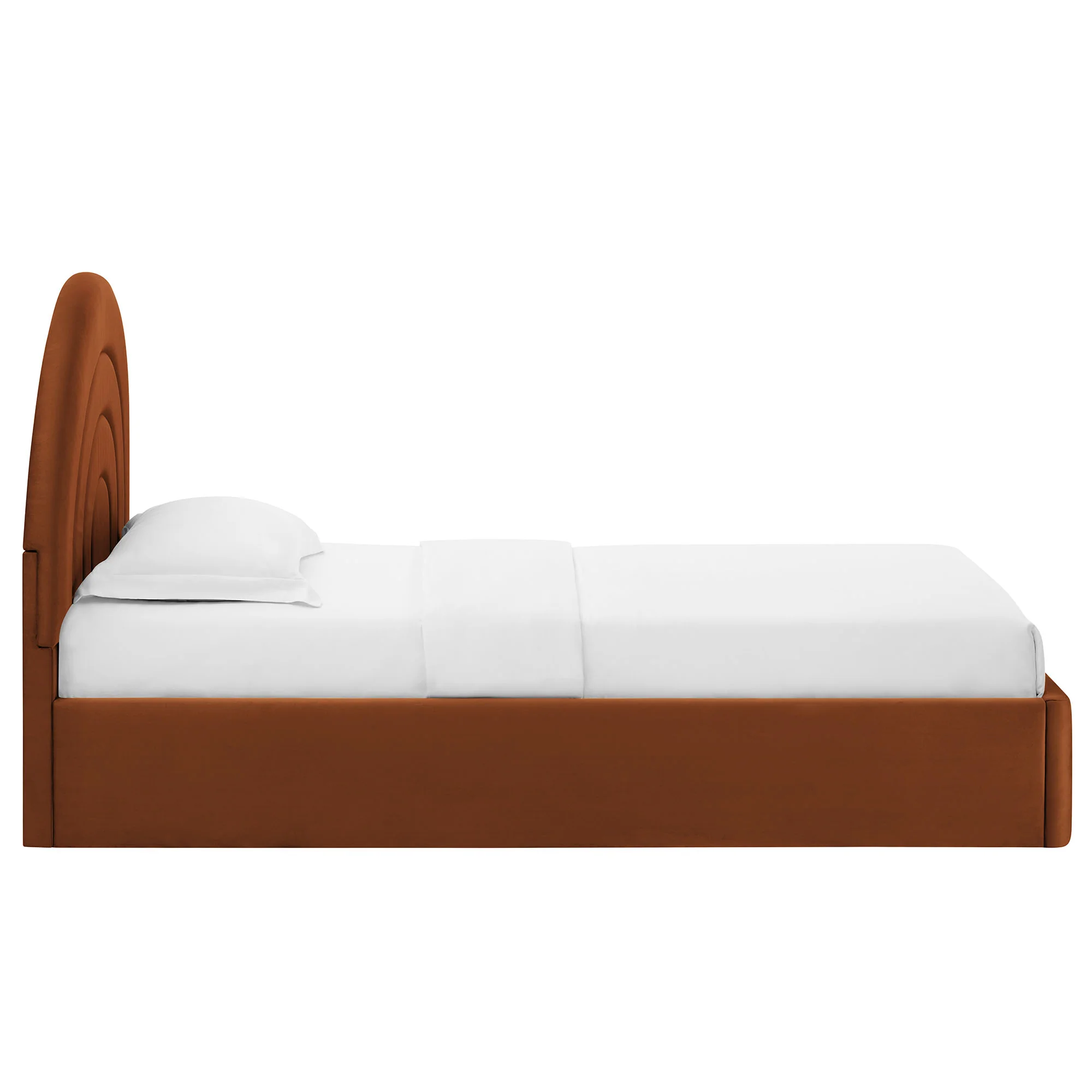 Solana Arched Performance Velvet Twin Platform Bed by Modway - Image 39