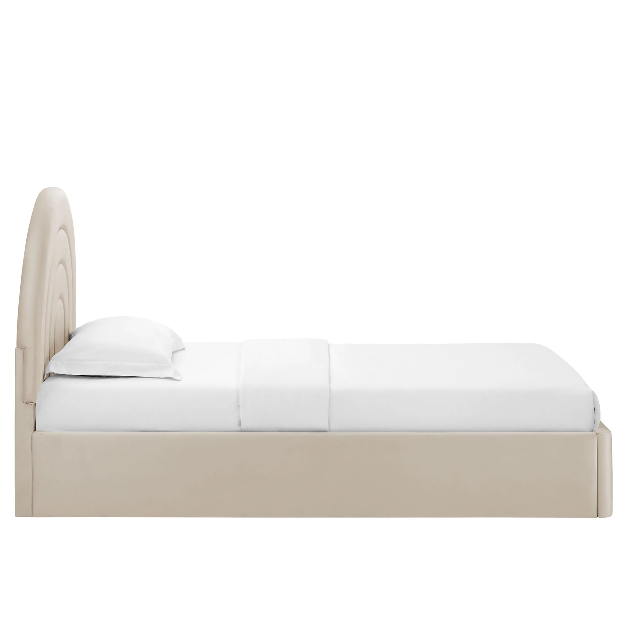 Solana Arched Performance Velvet Twin Platform Bed by Modway - Image 4