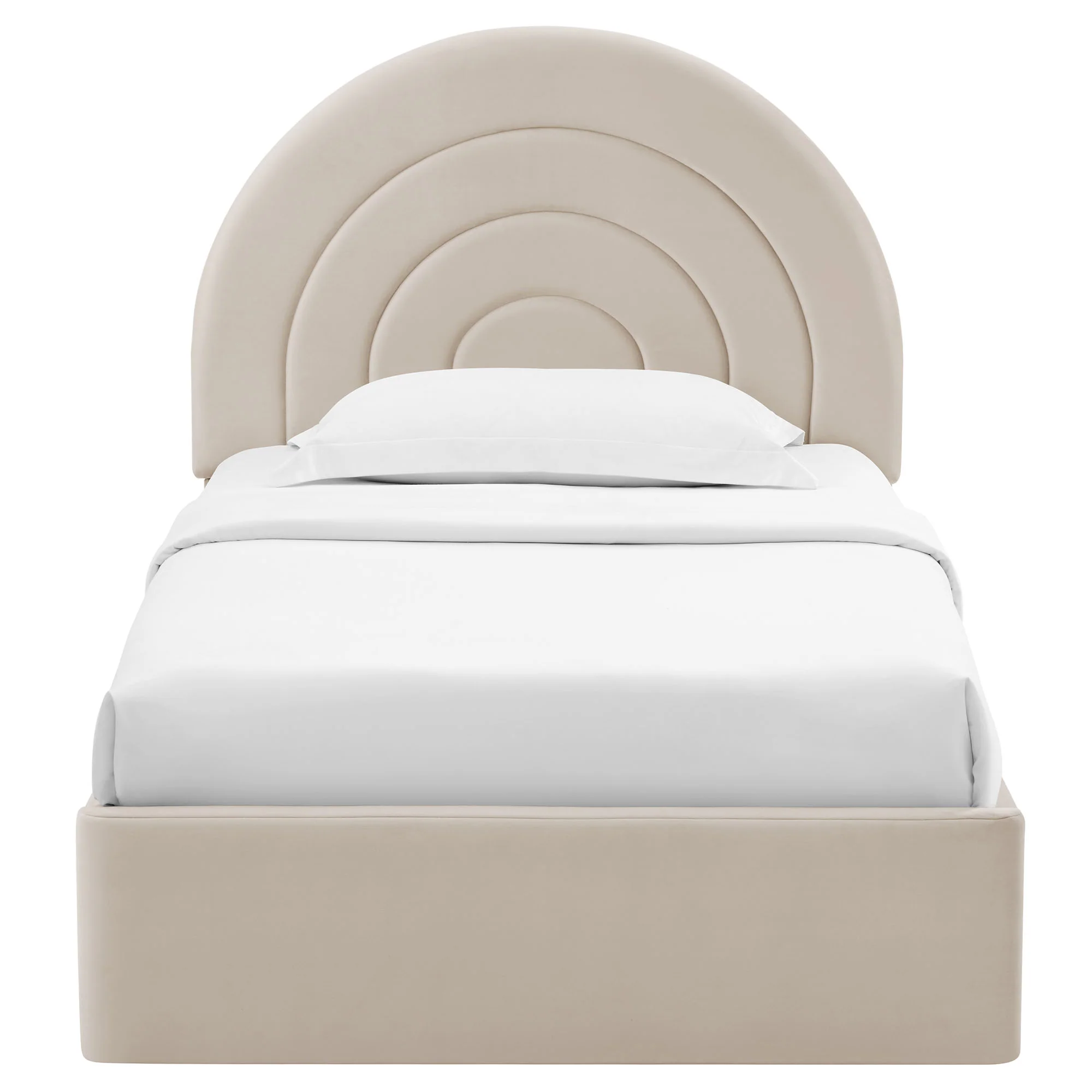 Solana Arched Performance Velvet Twin Platform Bed by Modway - Image 5