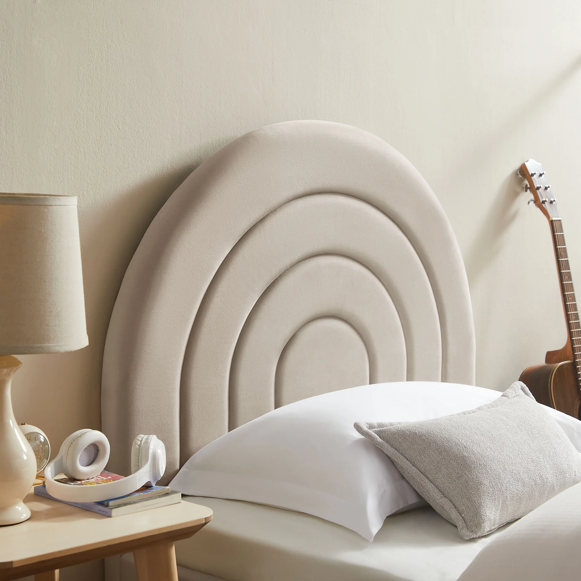 Solana Arched Performance Velvet Twin Platform Bed by Modway - Image 7