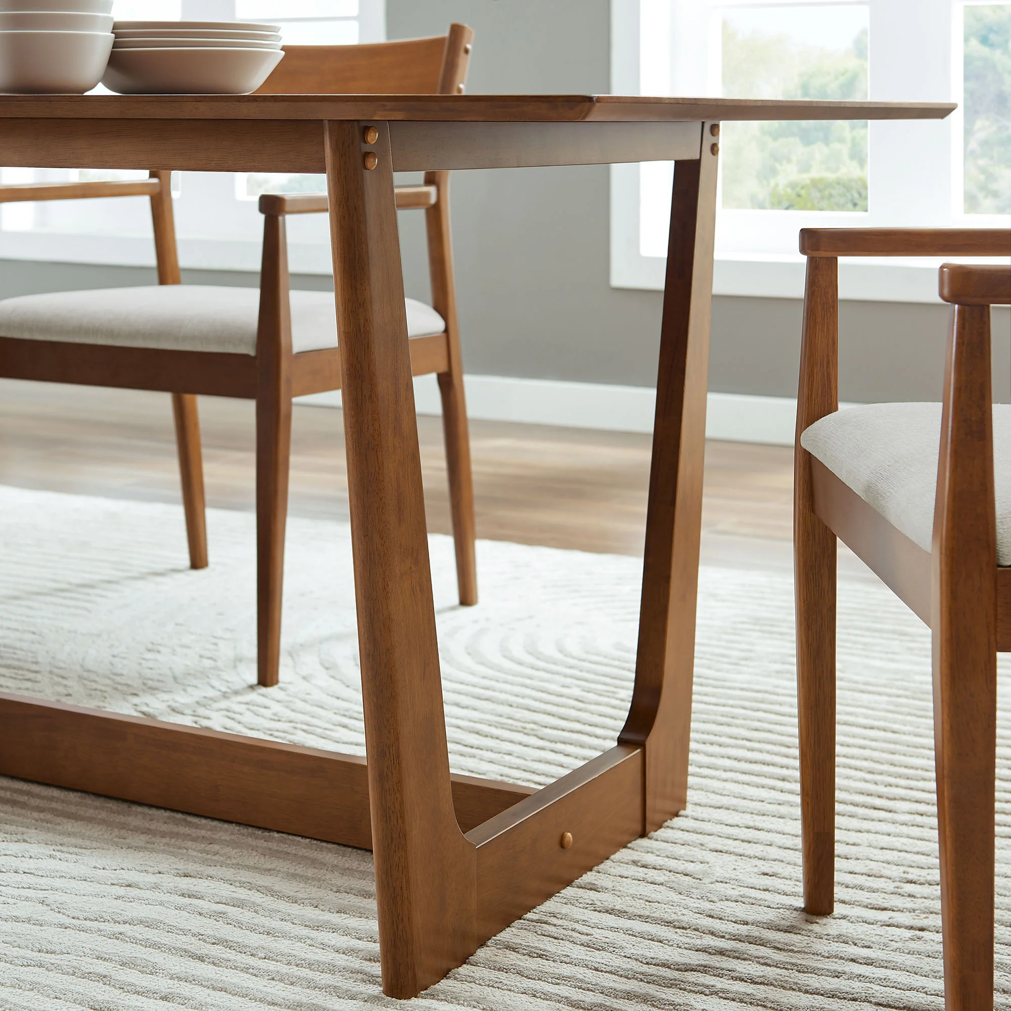 Solara 71" Rectangle Wood Dining Table by Modway - Image 15