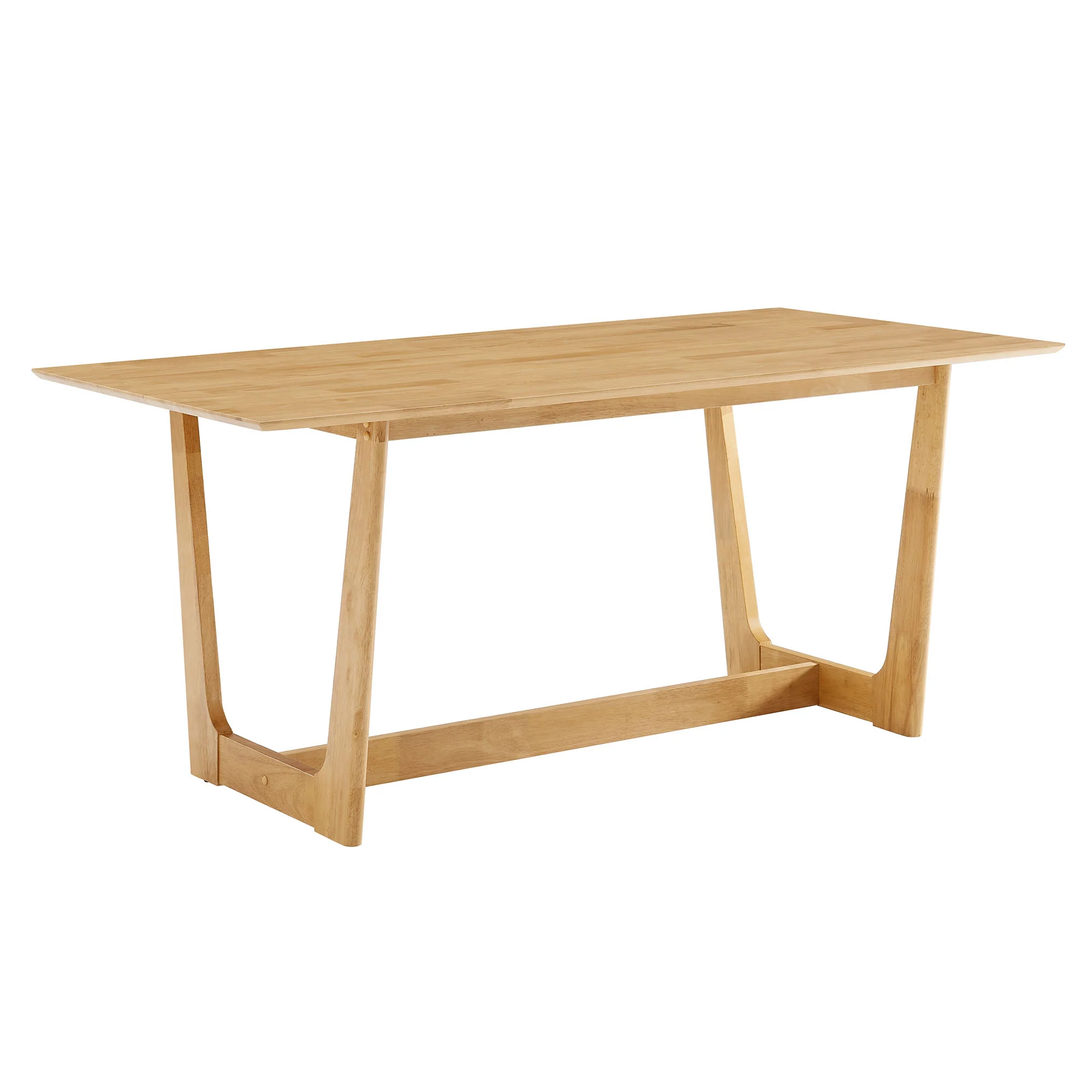 Solara 71" Rectangle Wood Dining Table by Modway - Image 2