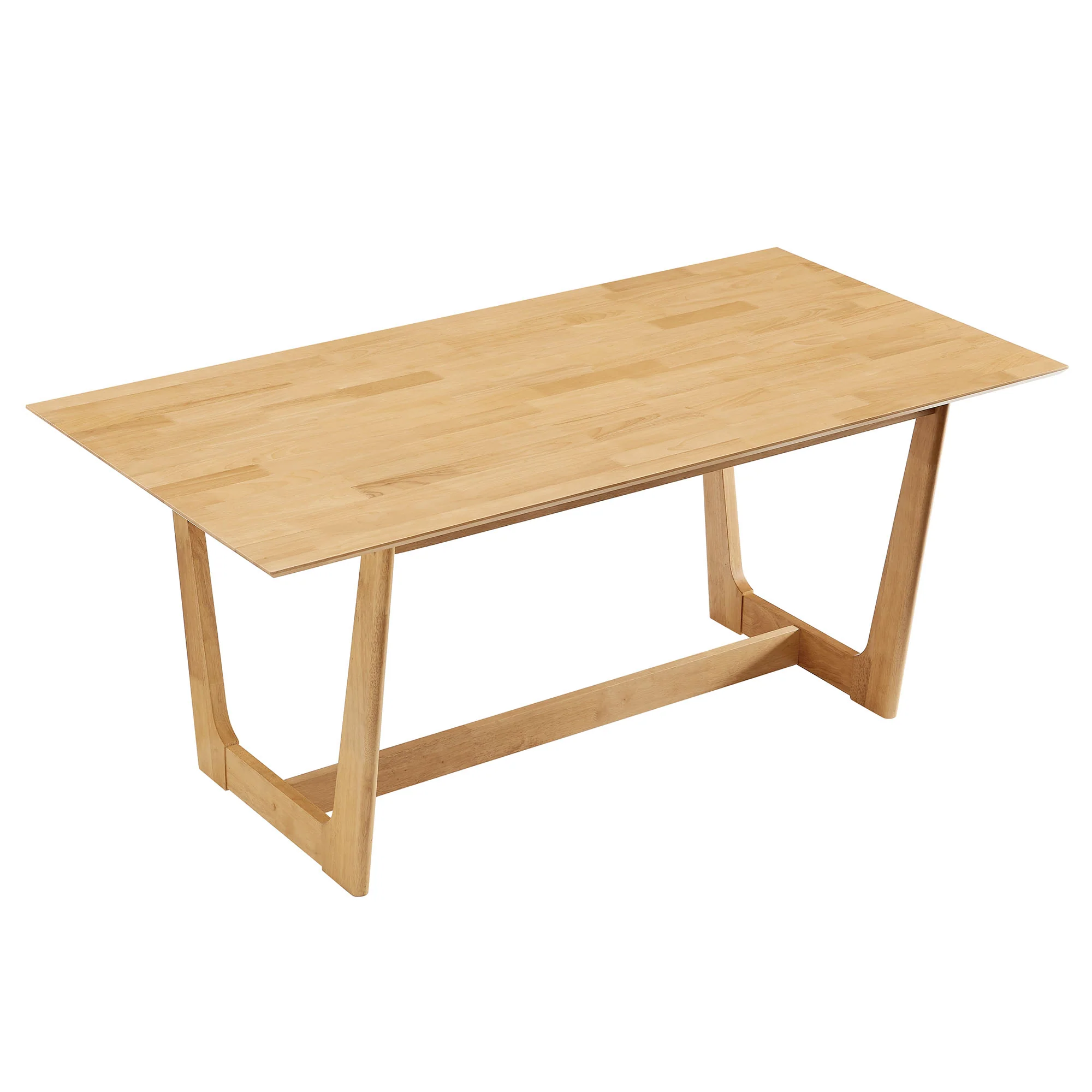 Solara 71" Rectangle Wood Dining Table by Modway - Image 4