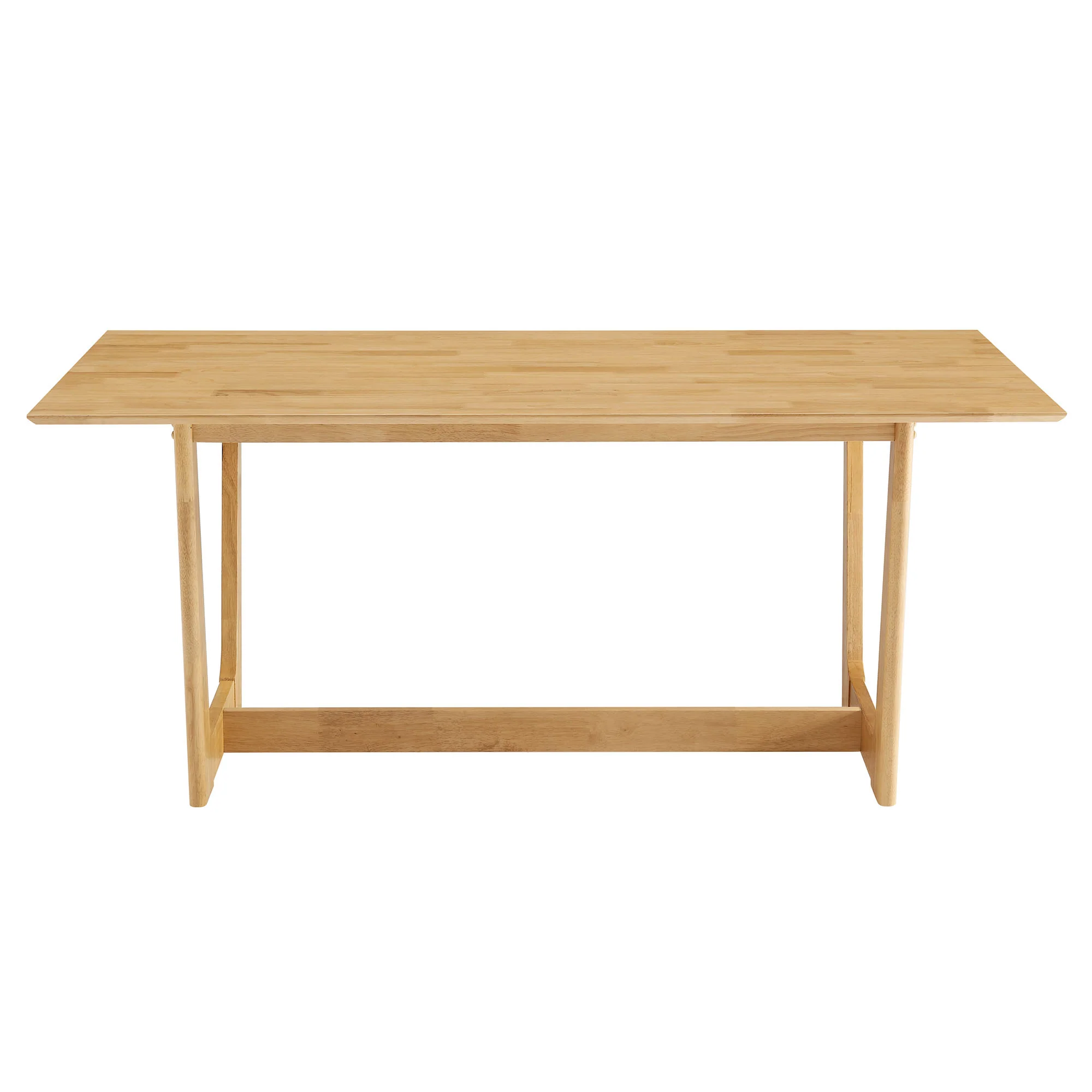 Solara 71" Rectangle Wood Dining Table by Modway - Image 5