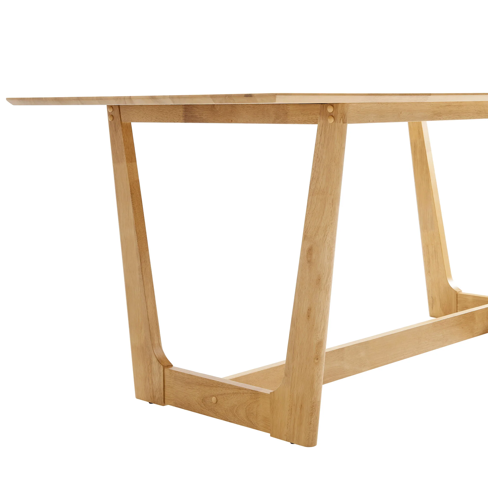 Solara 71" Rectangle Wood Dining Table by Modway - Image 6