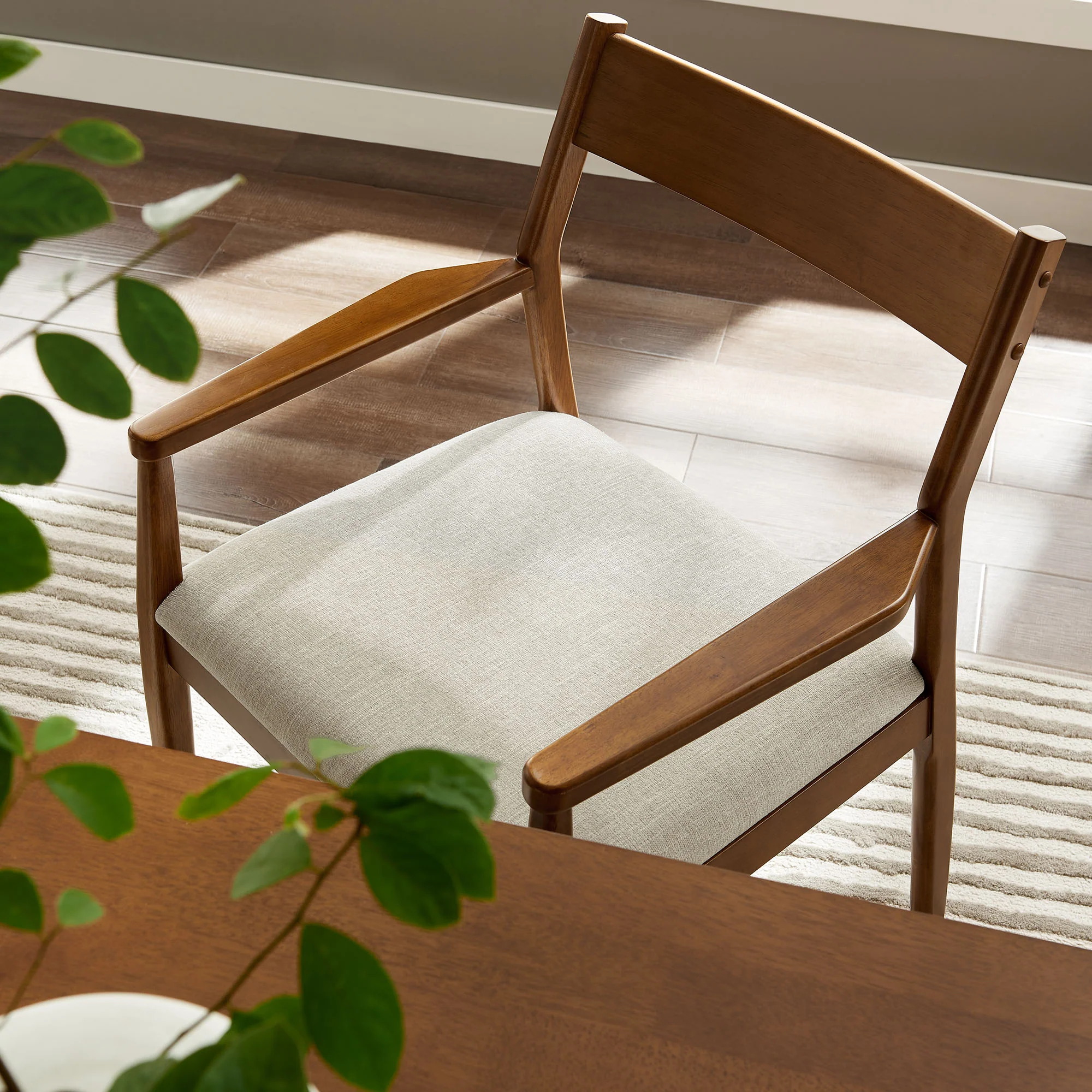 Solara Fabric Wood Dining Armchairs Set of 2 by Modway - Image 17