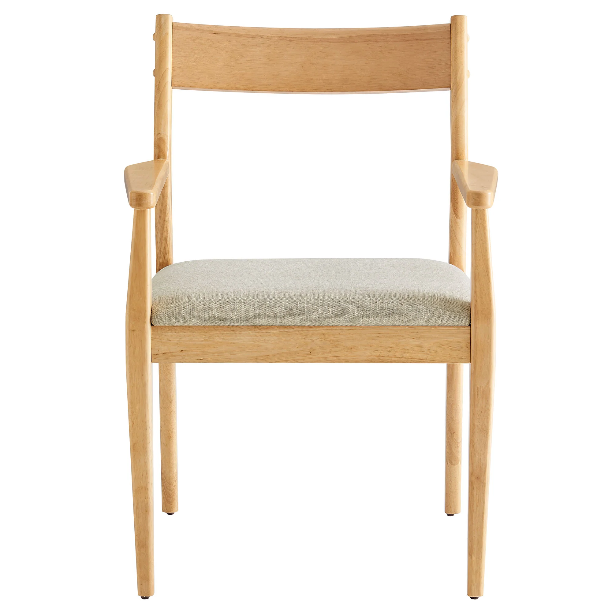 Solara Fabric Wood Dining Armchairs Set of 2 by Modway - Image 6