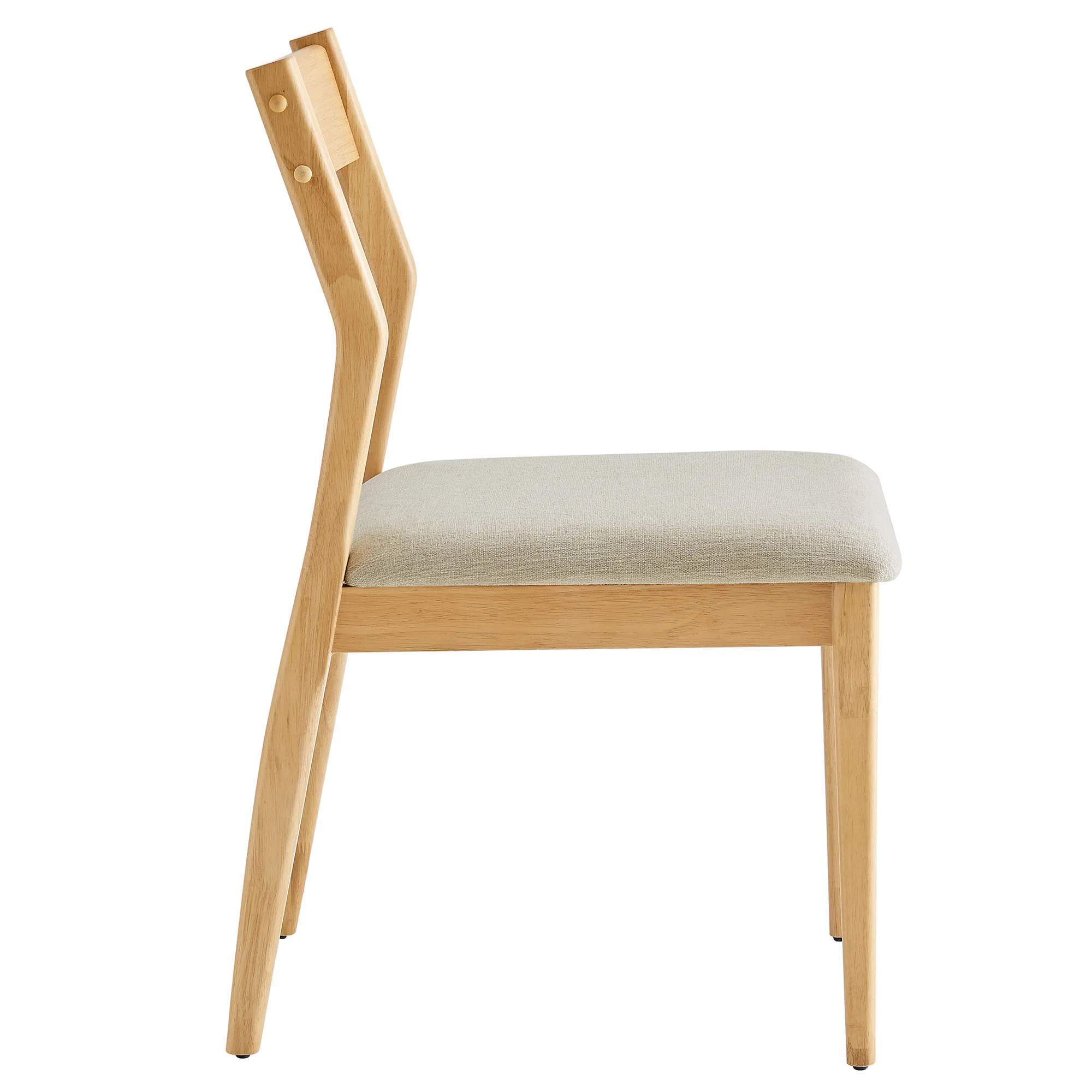 Solara Fabric Wood Dining Side Chairs Set of 2 by Modway - Image 4