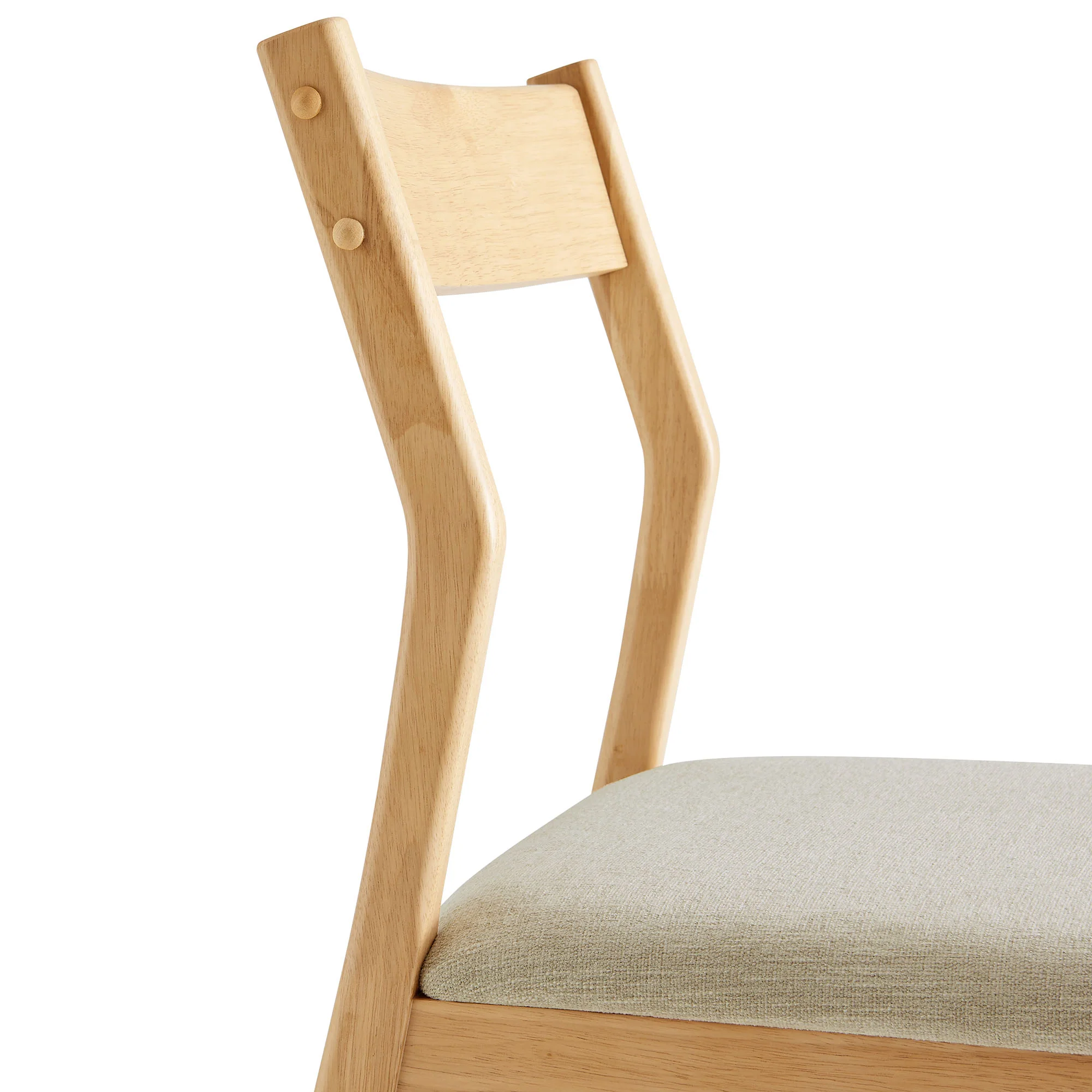 Solara Fabric Wood Dining Side Chairs Set of 2 by Modway - Image 7