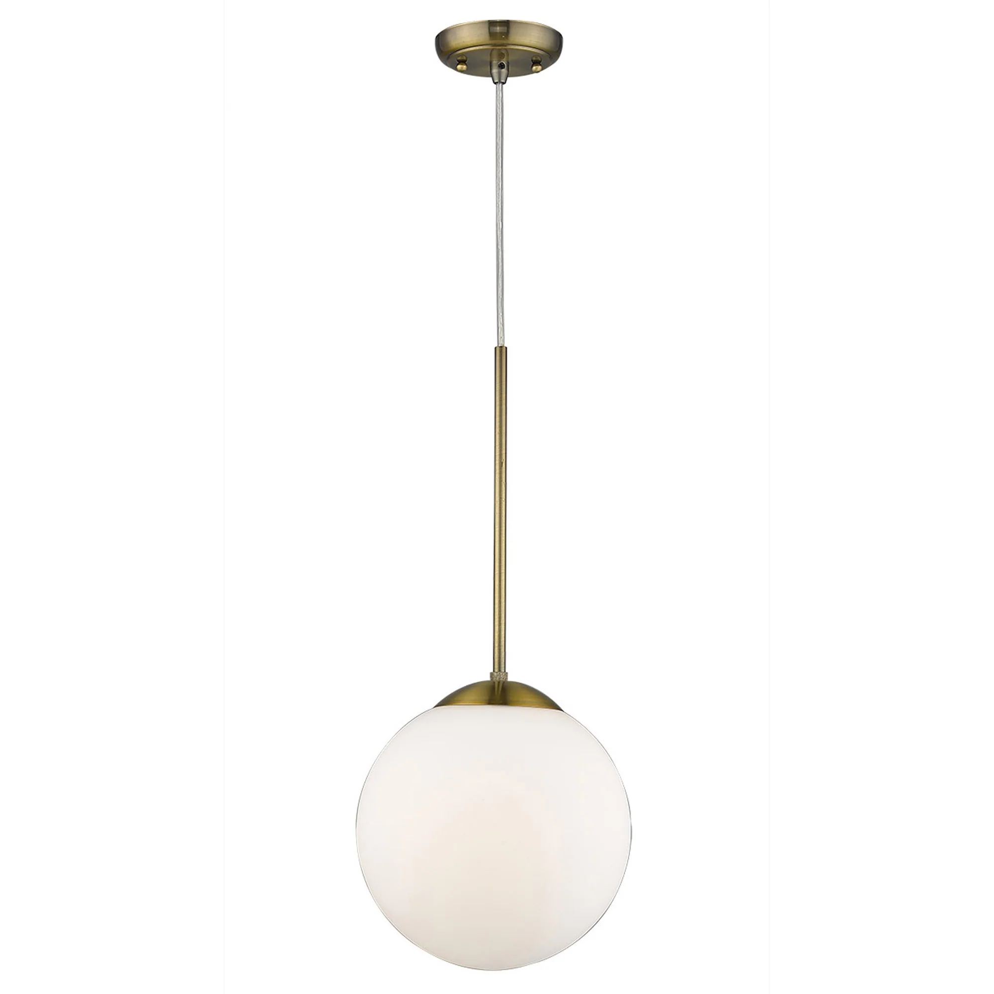 Solea 1-Light Antique Brass Pendant By Homeroots - Image 2