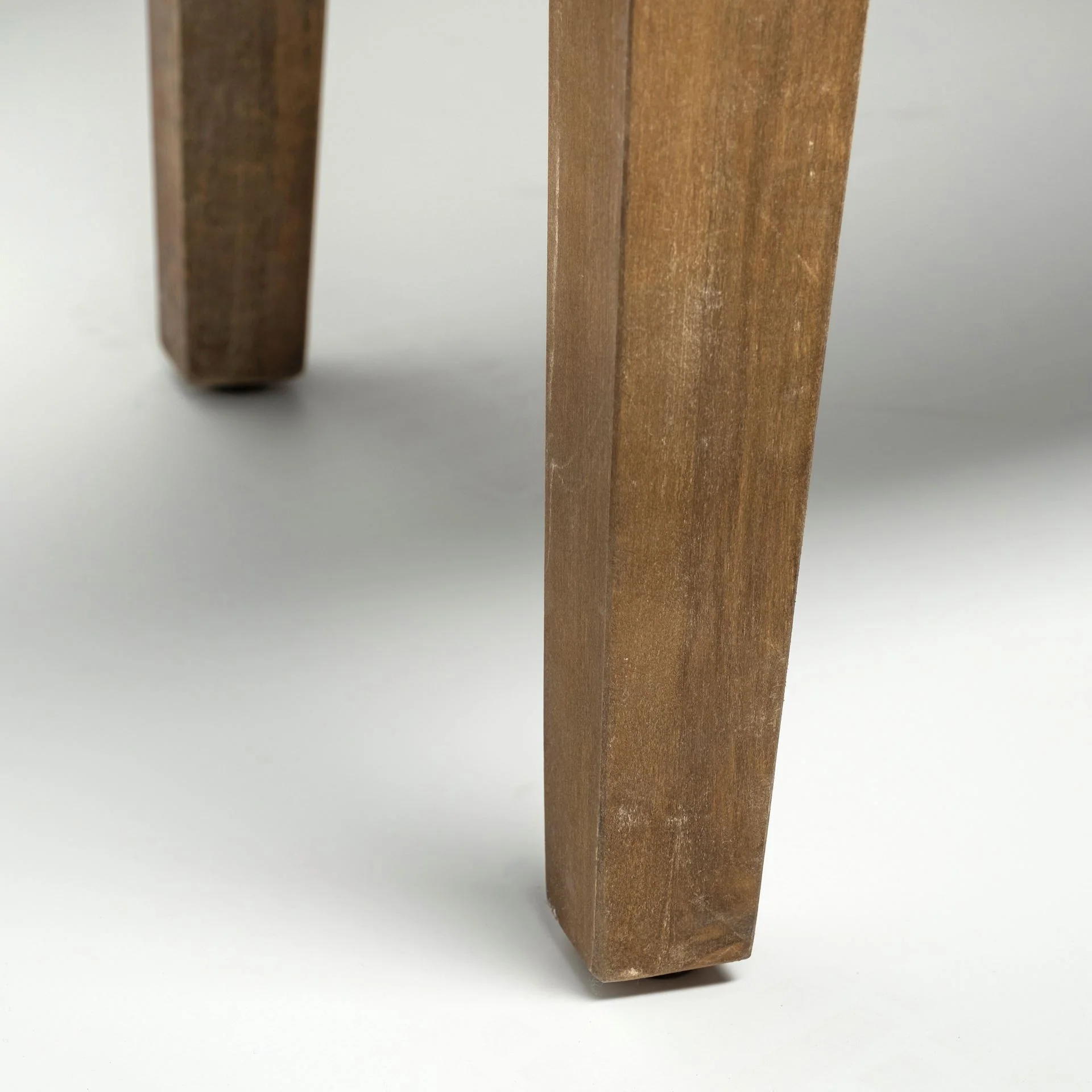 Solid Wood Curved Beige Upholstered Bench By Homeroots - Image 6