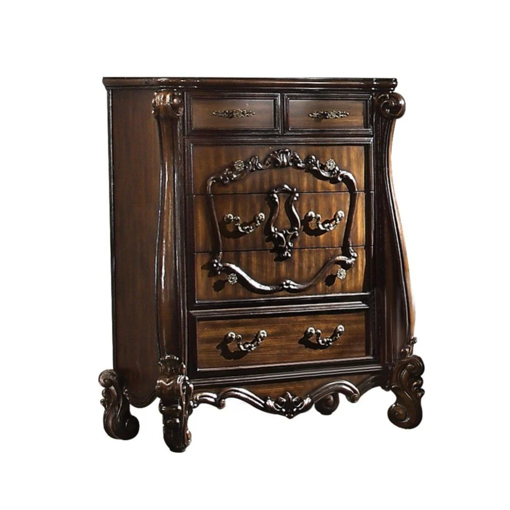 Solid Wood Six Drawer Chest By Homeroots - Image 3