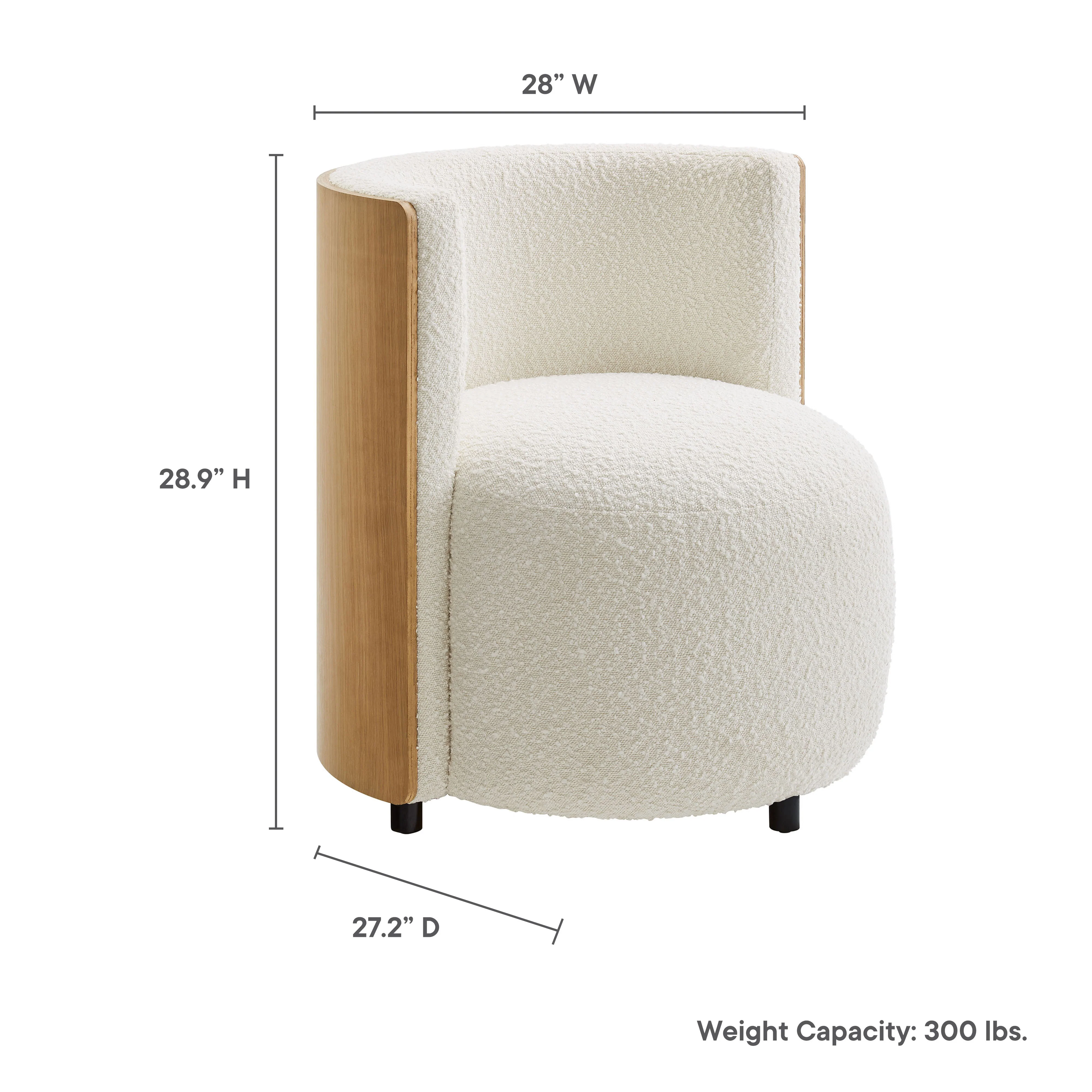 Solis Boucle Accent Chair by Modway - Image 11