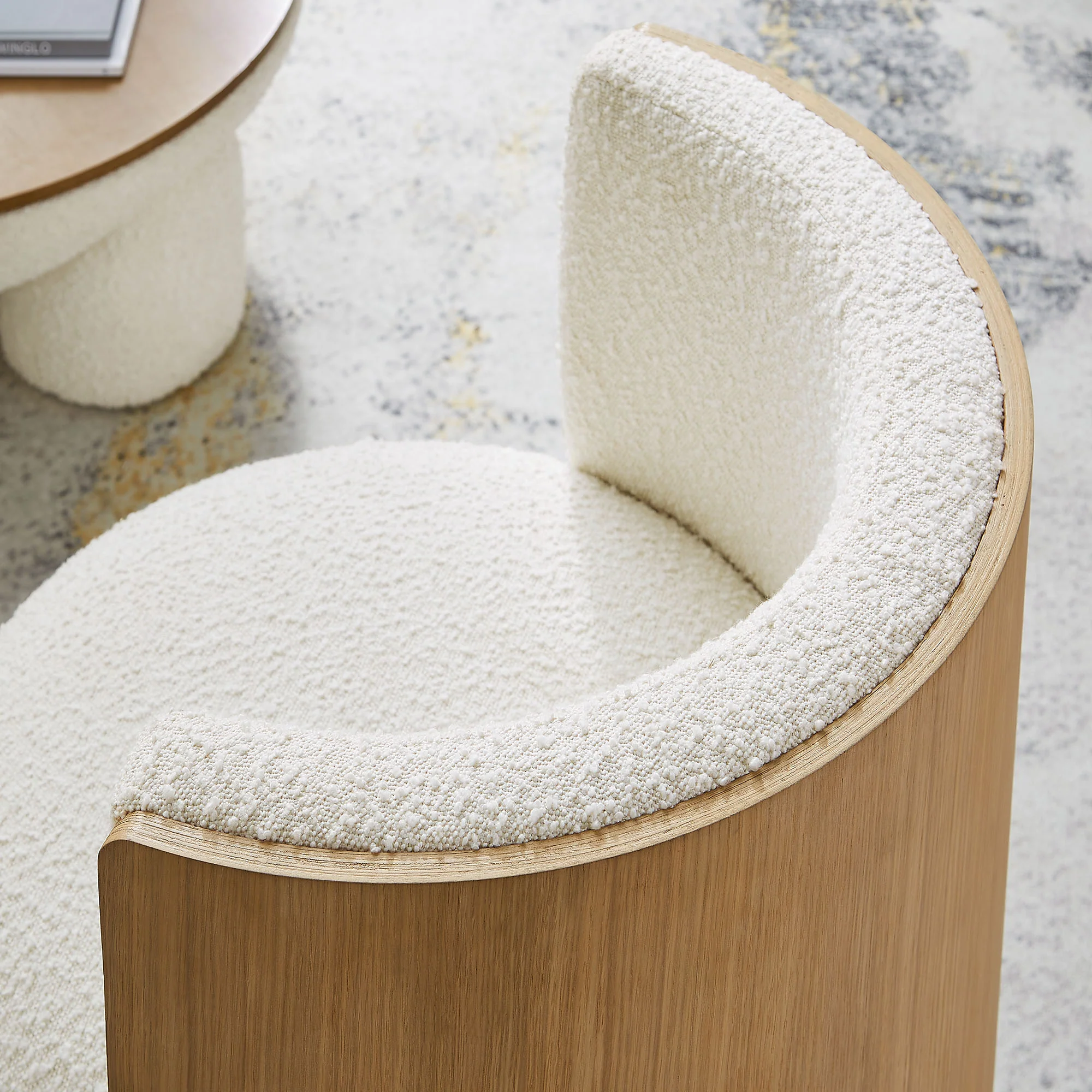 Solis Boucle Accent Chair by Modway - Image 7