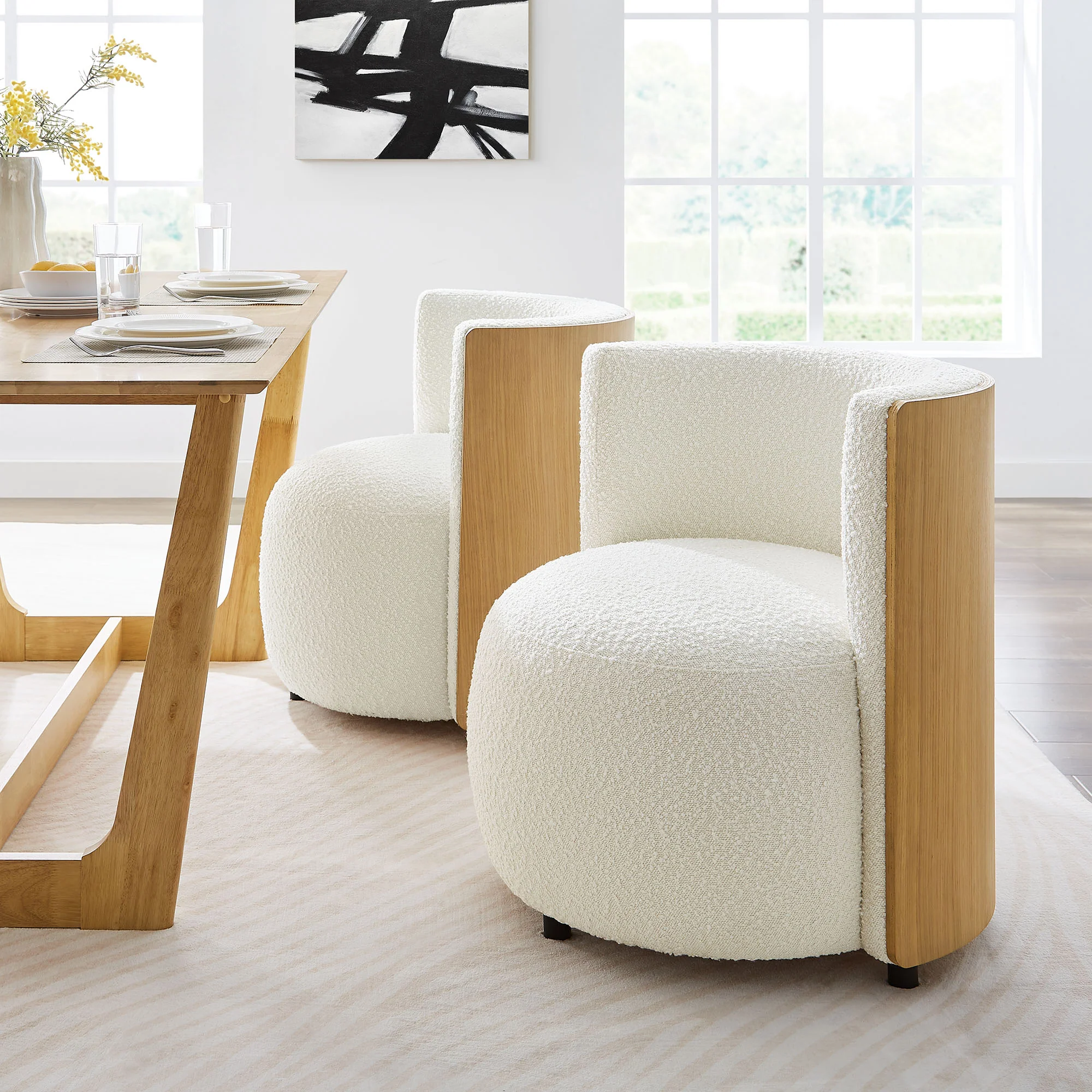 Solis Boucle Accent Chair by Modway - Image 8