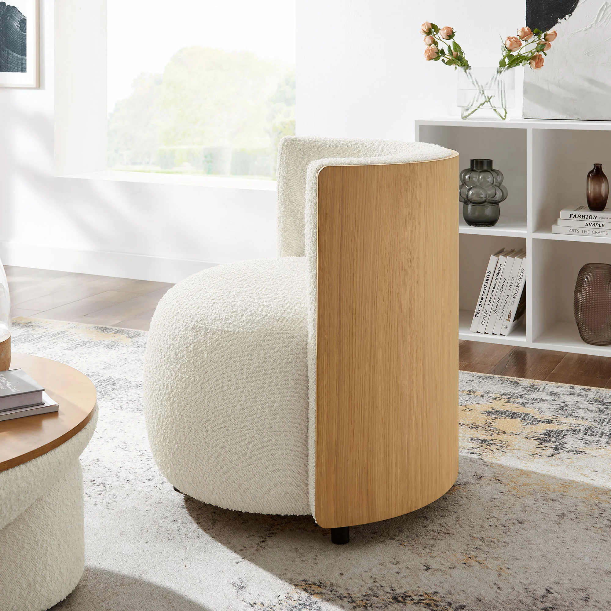 Solis Boucle Accent Chair by Modway - Image 9