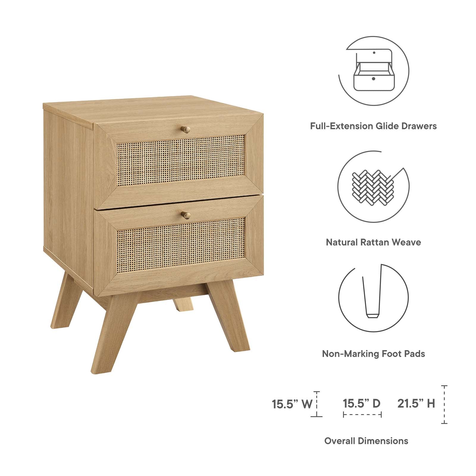 Soma 2-Drawer Nightstand By Modway - MOD-7050 - Image 7