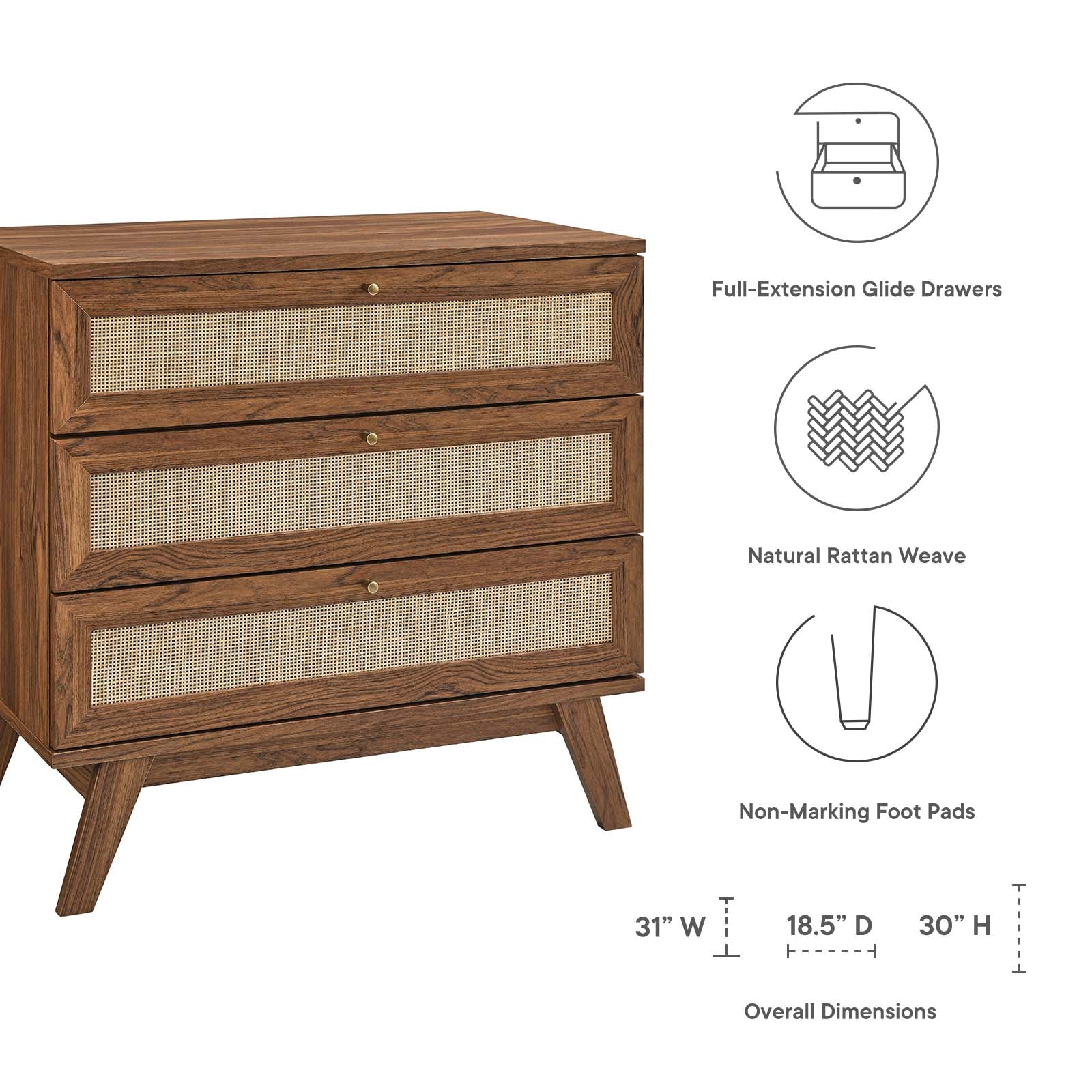 Soma 3-Drawer Dresser By Modway - MOD-7051 - Image 12