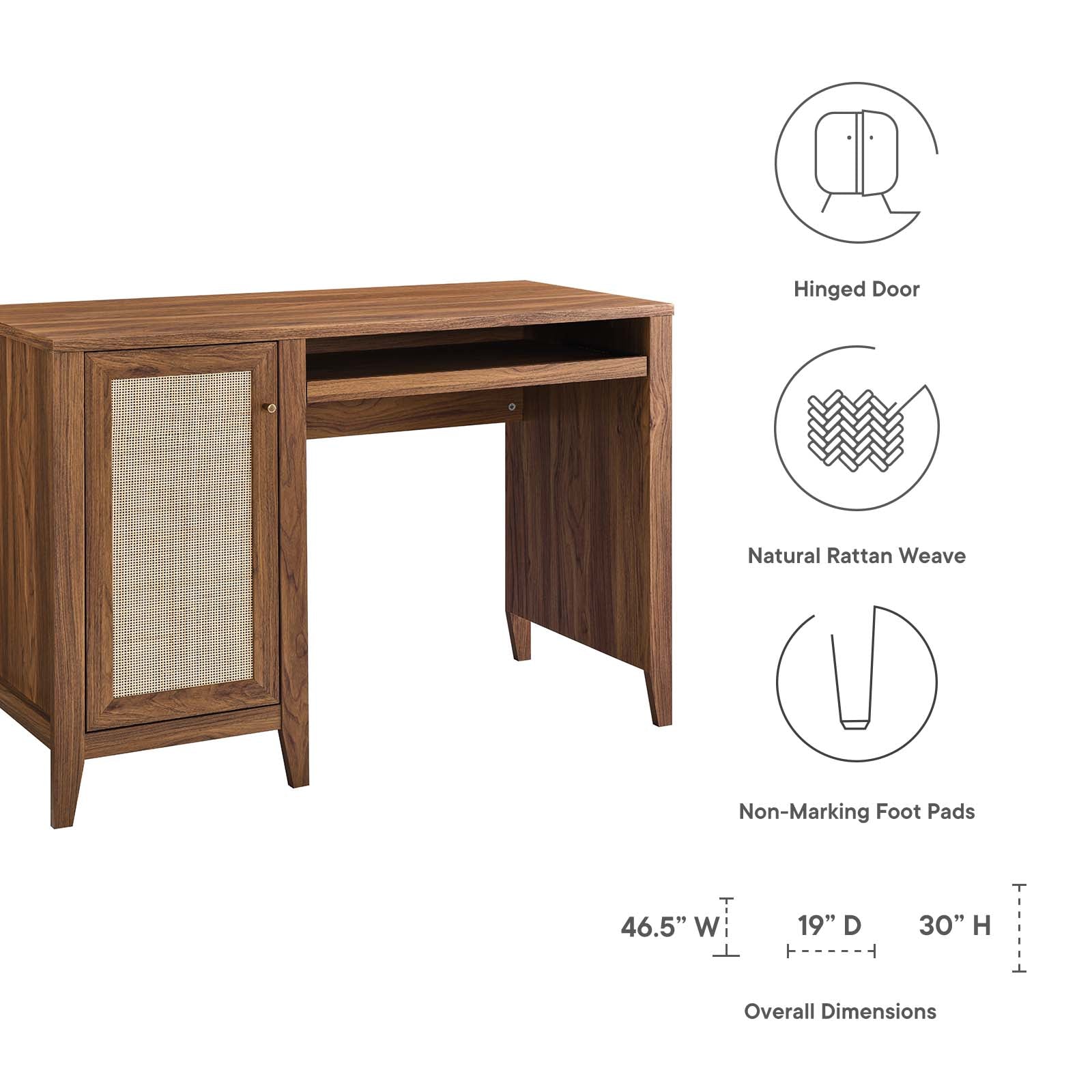 Soma 47" Office Desk By Modway - EEI-6116 - Image 14