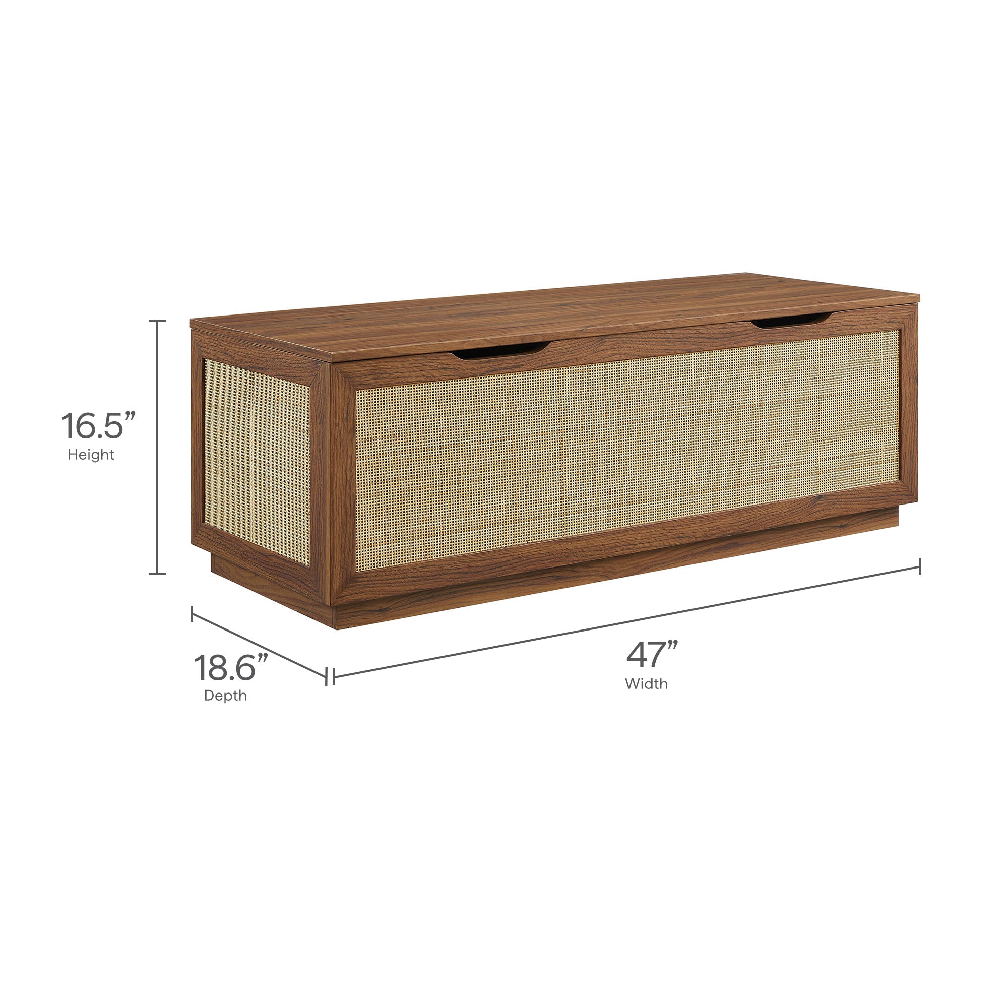 Soma 47" Rattan Storage Bench by Modway - Image 20