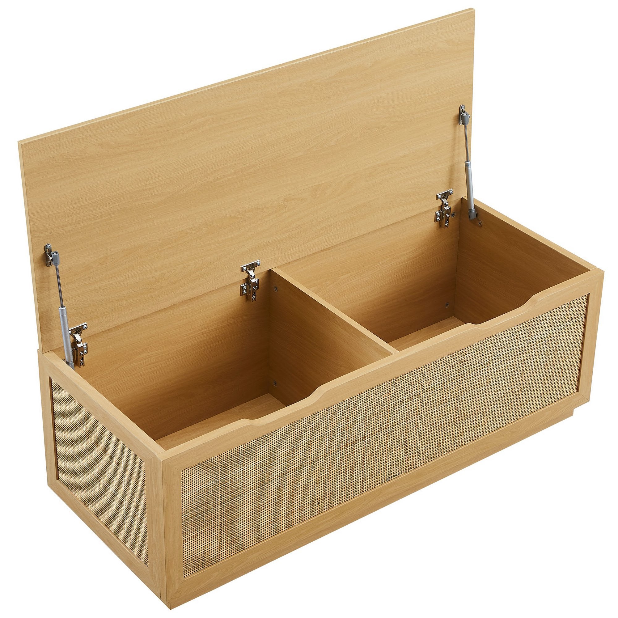 Soma 47" Rattan Storage Bench by Modway - Image 5